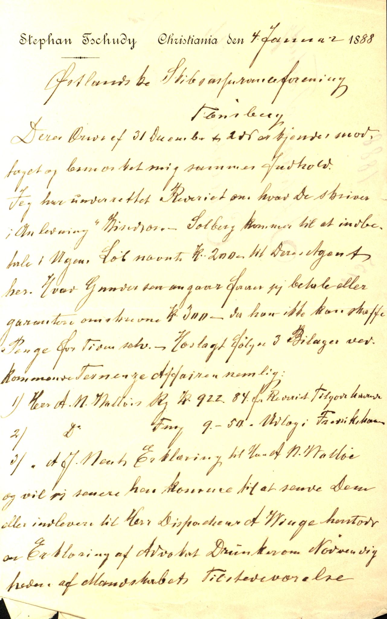 Pa 63 - Østlandske skibsassuranceforening, VEMU/A-1079/G/Ga/L0020/0004: Havaridokumenter / Windsor, Thirza, Treport, 1887, s. 80