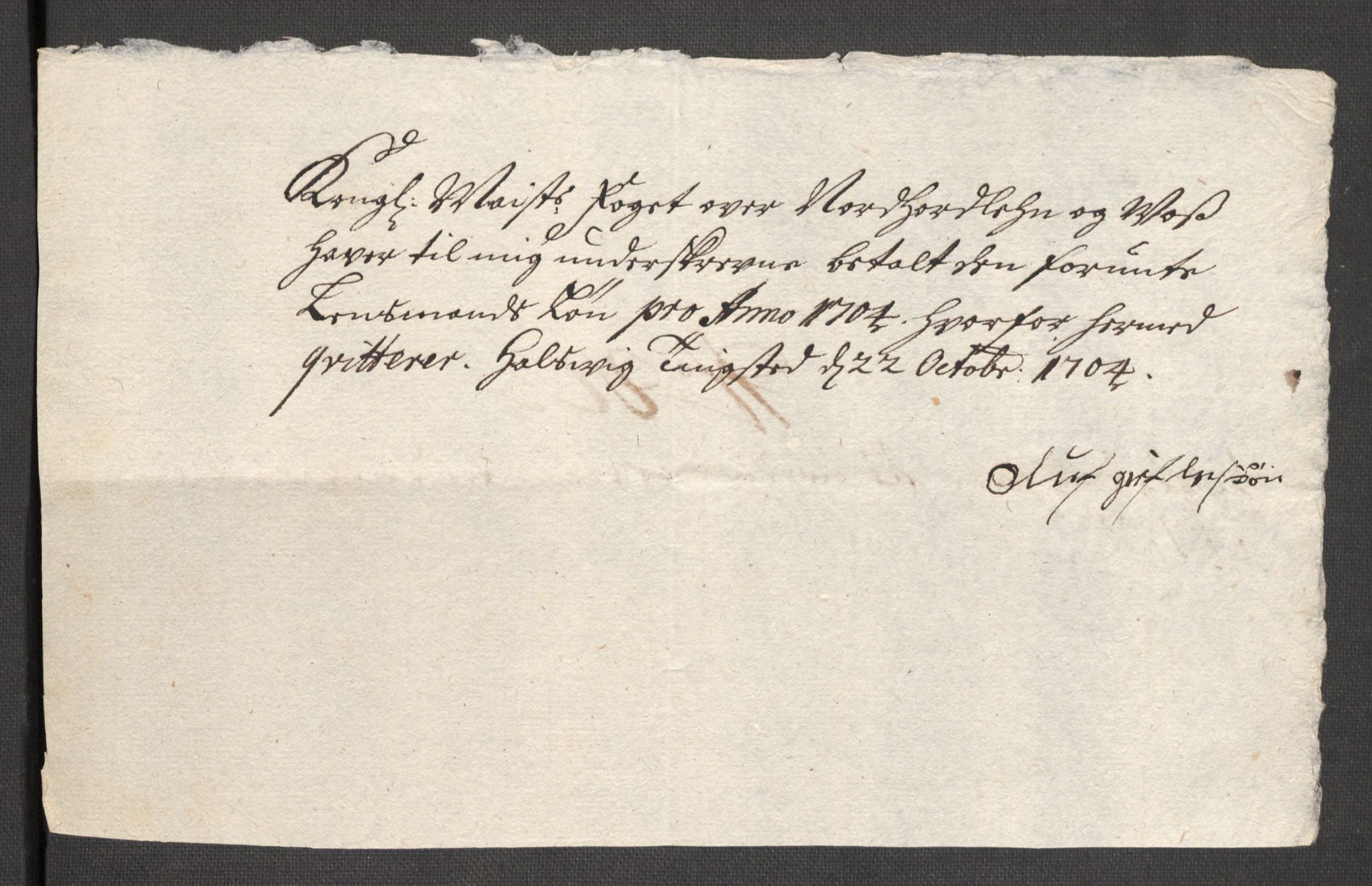 Rentekammeret inntil 1814, Reviderte regnskaper, Fogderegnskap, AV/RA-EA-4092/R51/L3187: Fogderegnskap Nordhordland og Voss, 1704-1705, s. 187