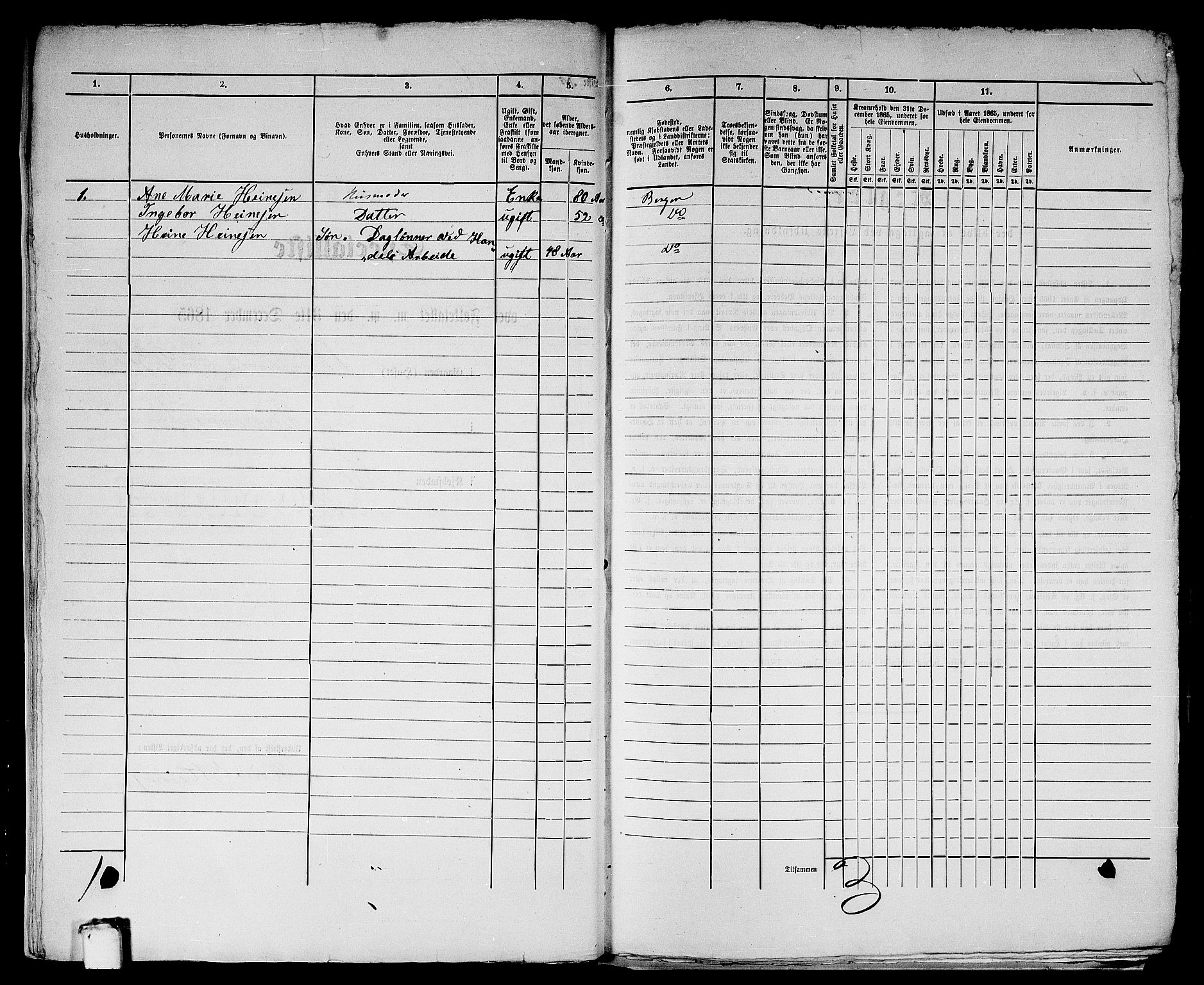 RA, Folketelling 1865 for 1301 Bergen kjøpstad, 1865, s. 2574