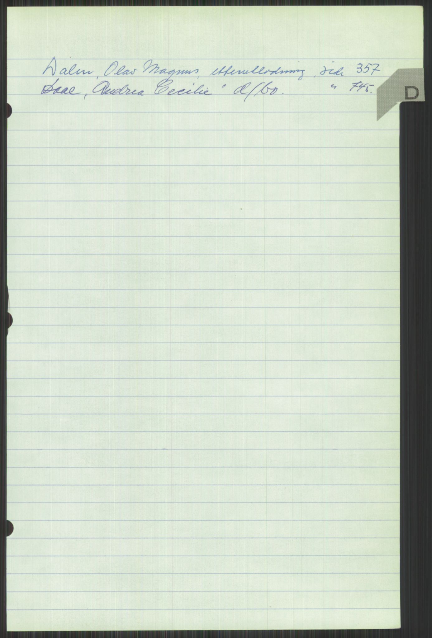Oslo skifterett, AV/SAO-A-10383/H/Hd/Hdg/L0013: Utlodningsprotokoll, 1971