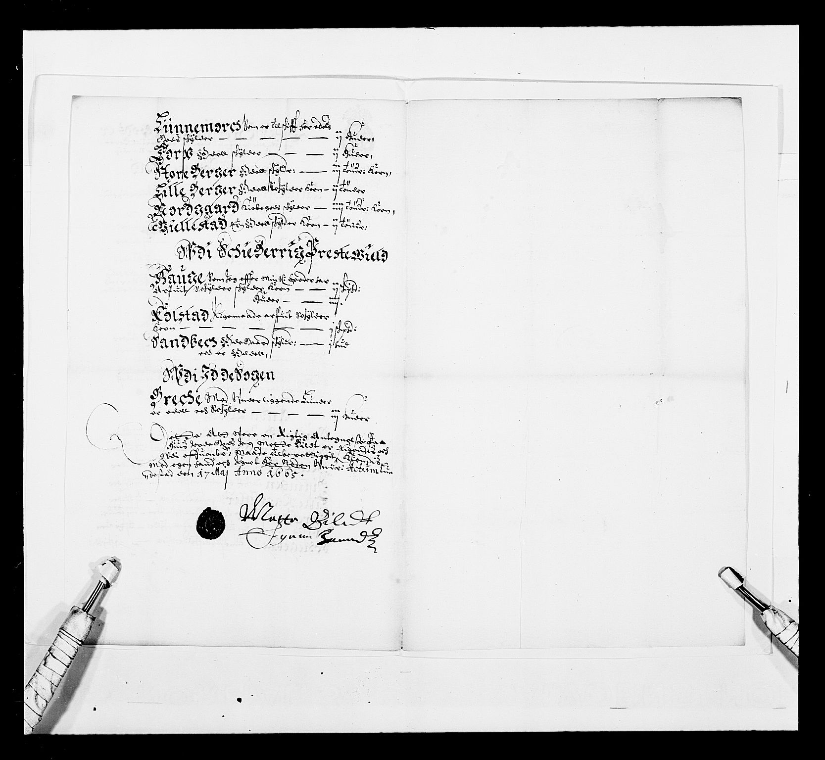 Stattholderembetet 1572-1771, RA/EA-2870/Ek/L0032/0002: Jordebøker 1662-1720: / Adelsjordebøker, 1665, s. 135