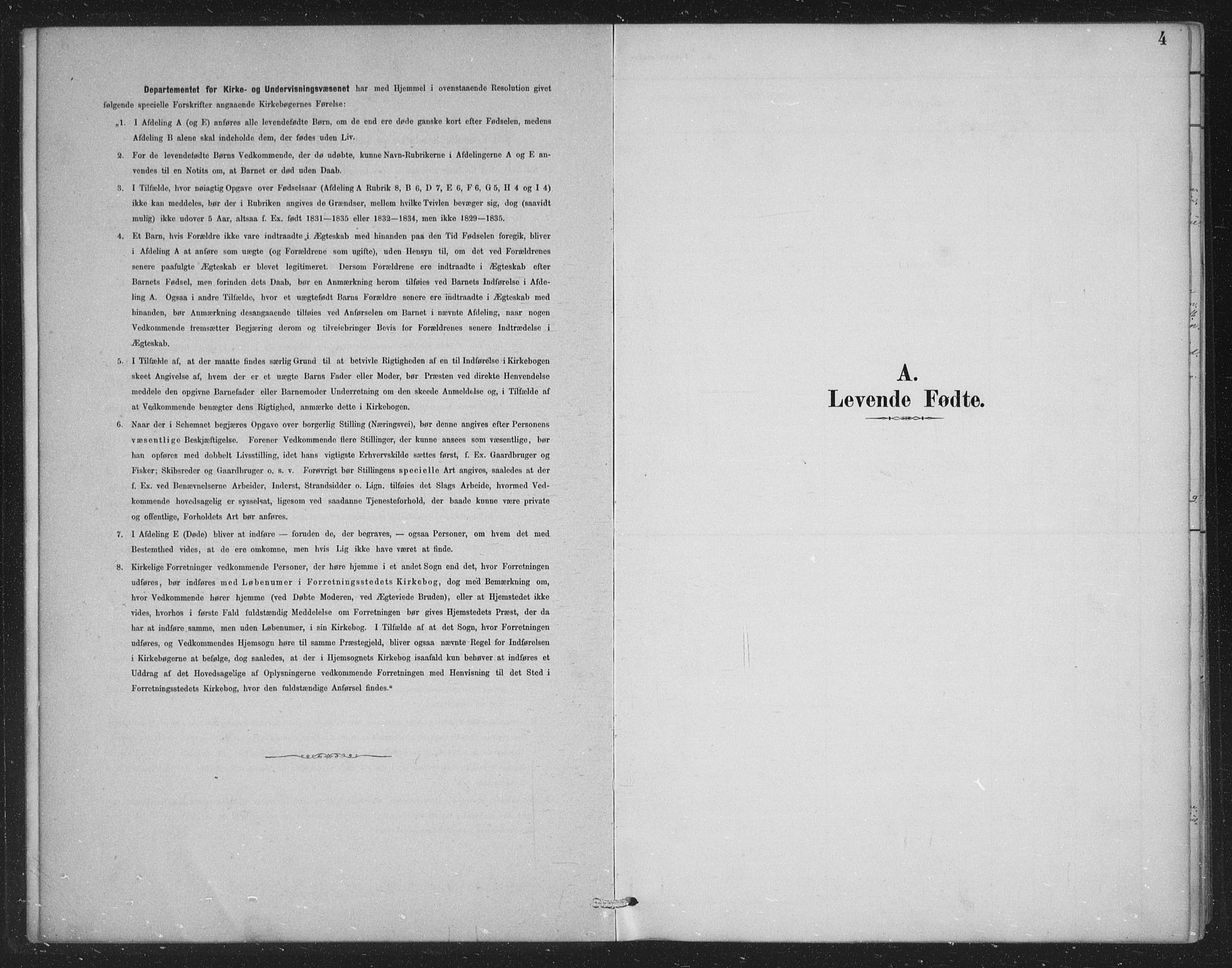 Voss sokneprestembete, AV/SAB-A-79001/H/Hab: Klokkerbok nr. C 1, 1886-1899, s. 4