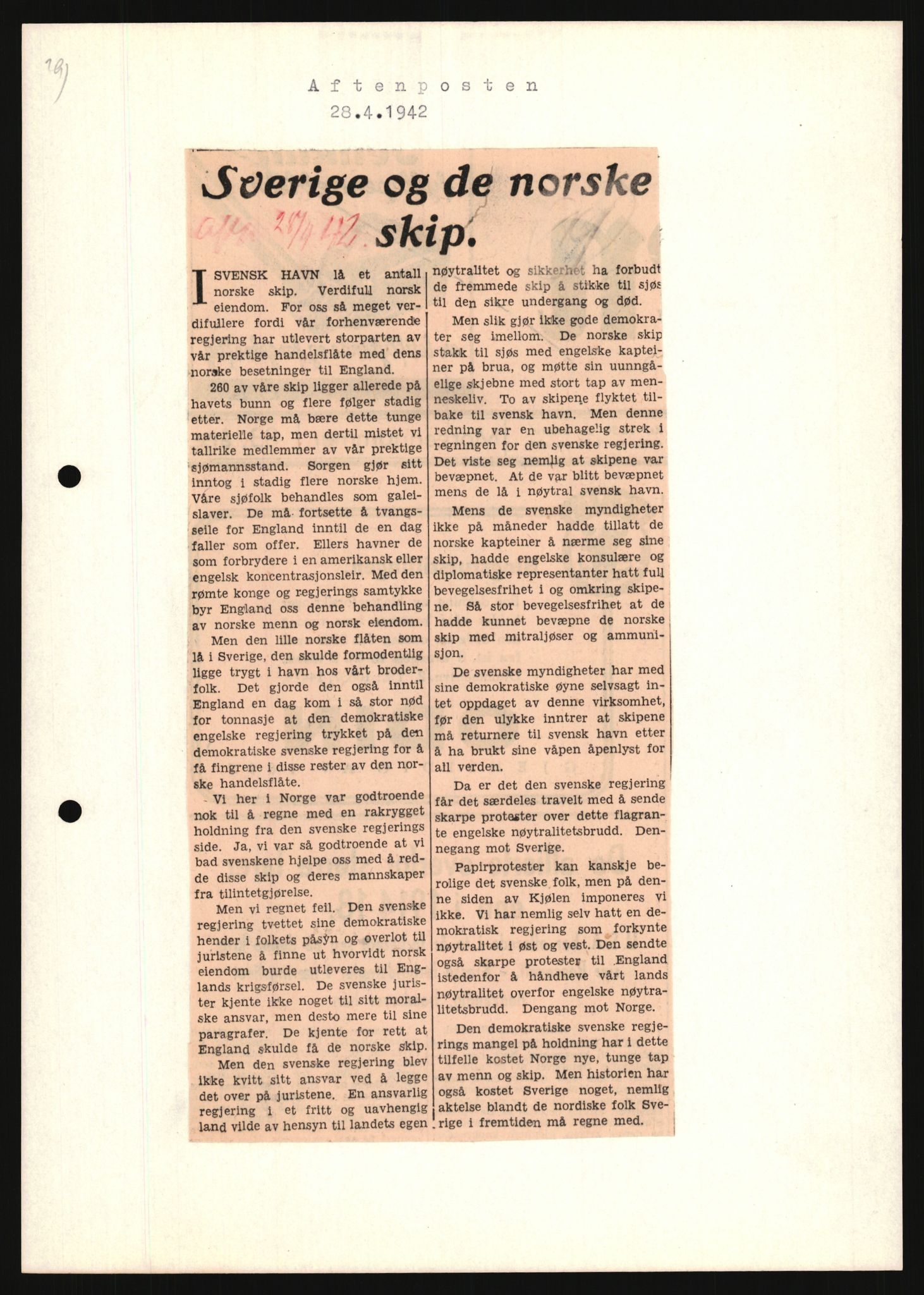 Forsvarets Overkommando. 2 kontor. Arkiv 11.4. Spredte tyske arkivsaker, AV/RA-RAFA-7031/D/Dar/Darb/L0013: Reichskommissariat - Hauptabteilung Vervaltung, 1917-1942, s. 1388