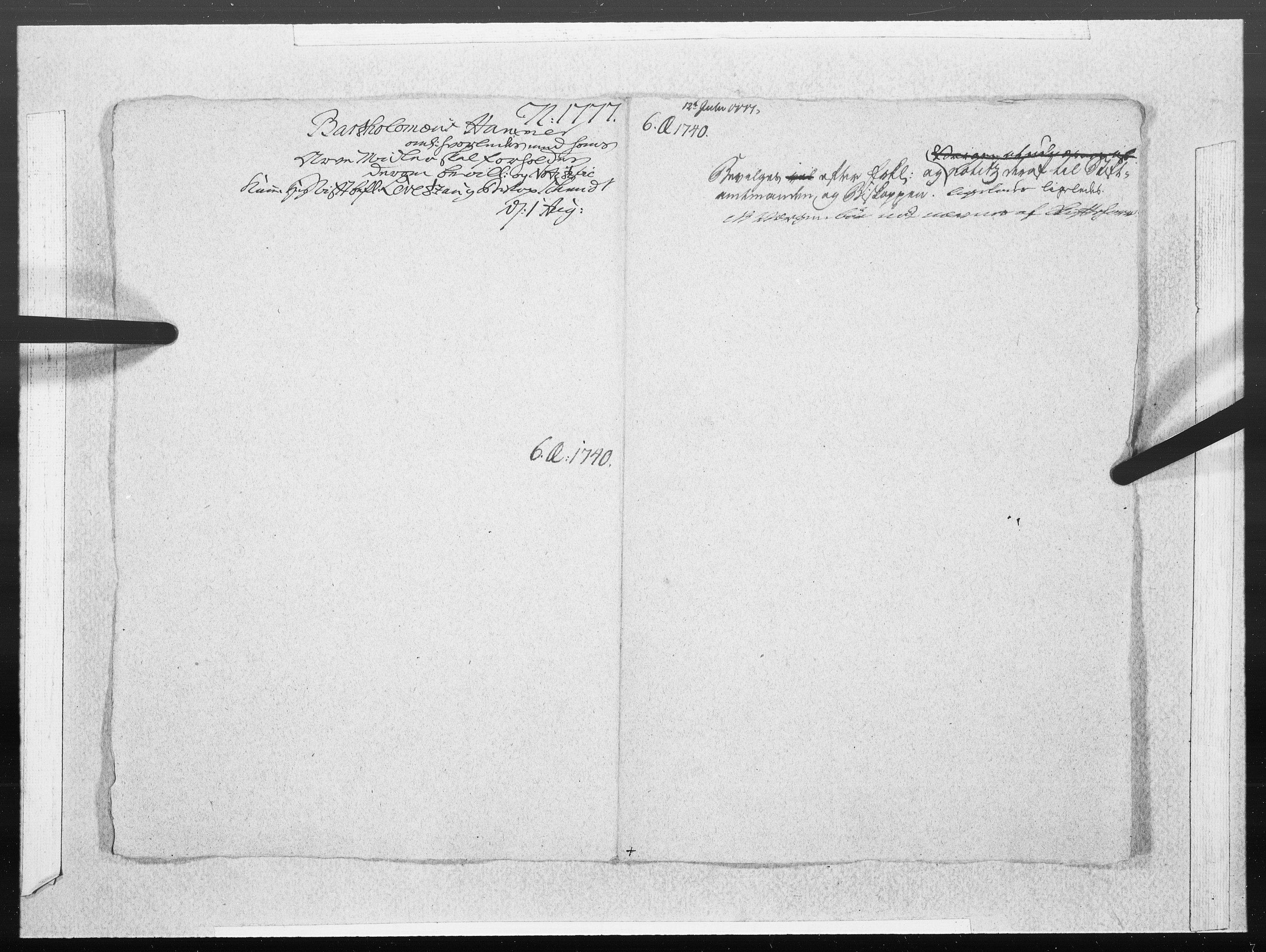 Danske Kanselli 1572-1799, AV/RA-EA-3023/F/Fc/Fcc/Fcca/L0225: Norske innlegg 1572-1799, 1777, s. 87