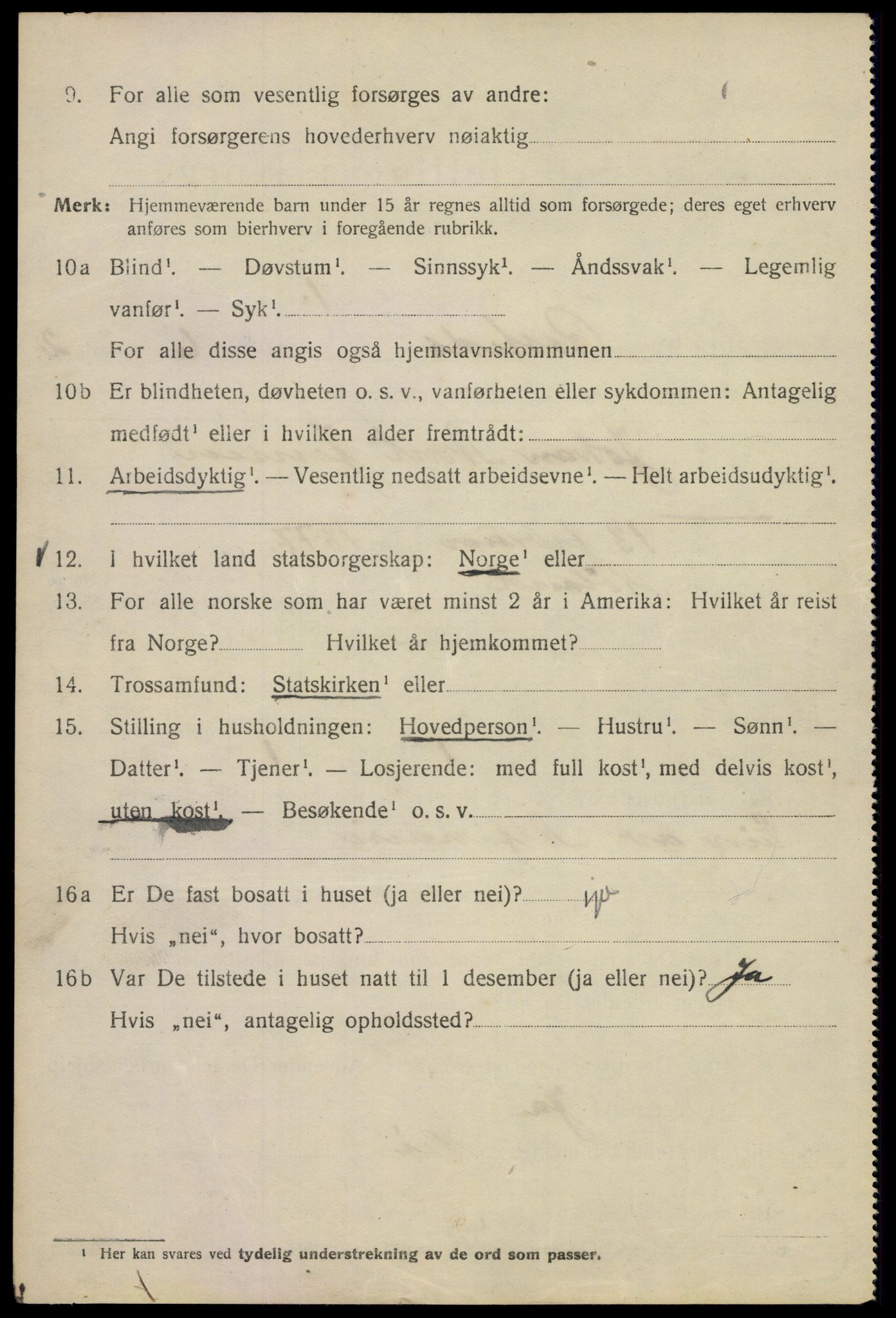 SAO, Folketelling 1920 for 0301 Kristiania kjøpstad, 1920, s. 467886