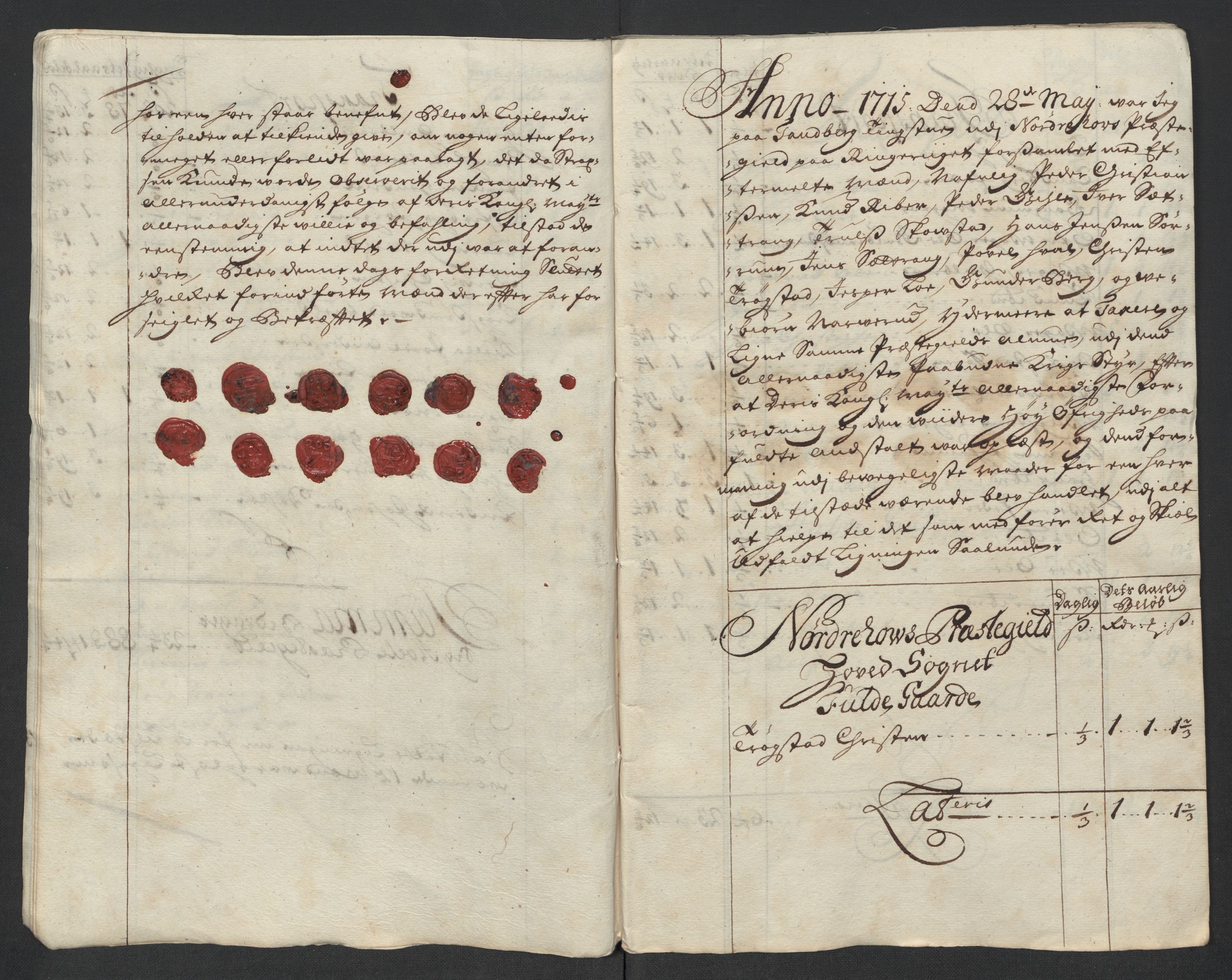 Rentekammeret inntil 1814, Reviderte regnskaper, Fogderegnskap, RA/EA-4092/R23/L1473: Fogderegnskap Ringerike og Hallingdal, 1715, s. 133