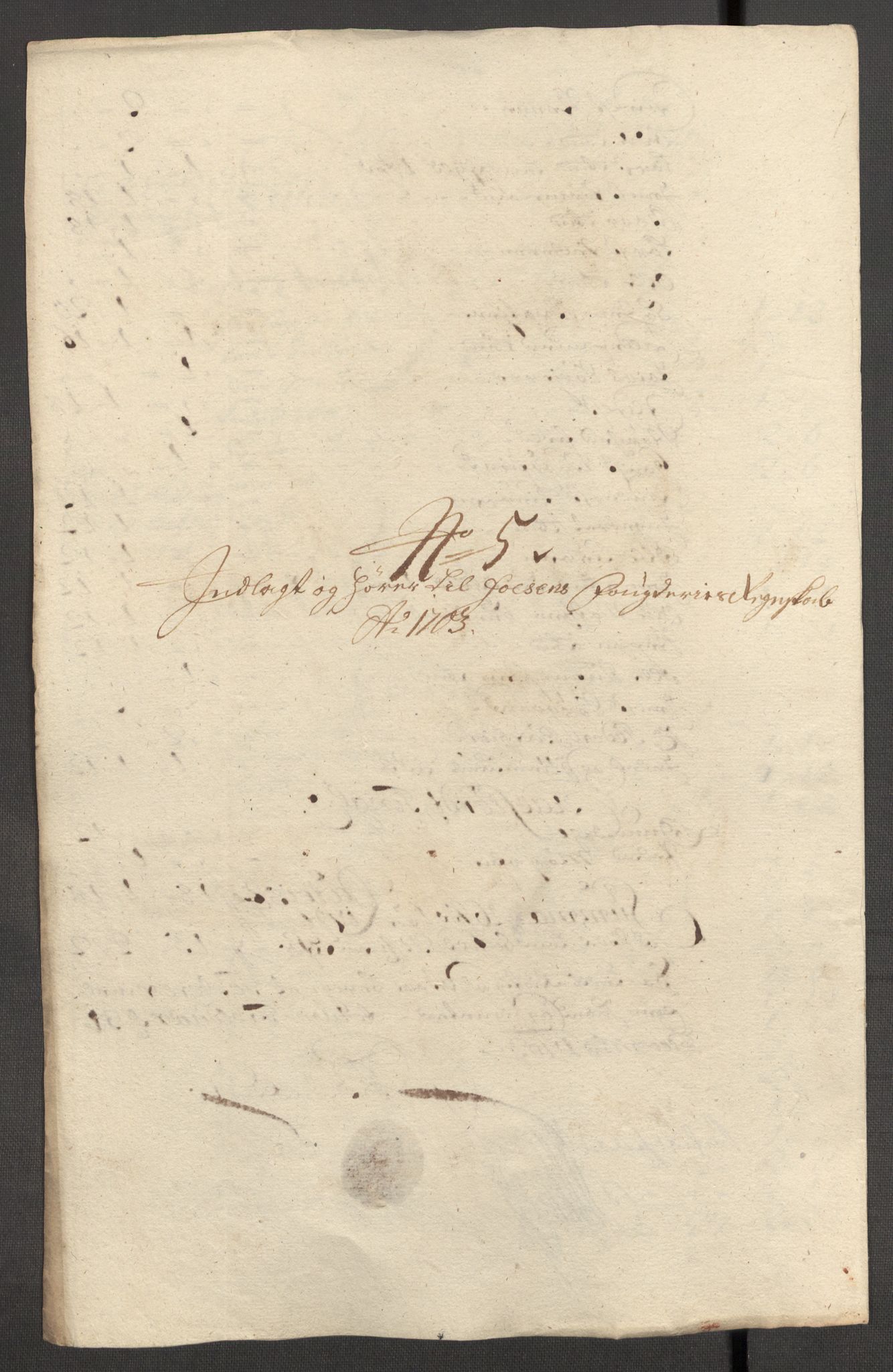 Rentekammeret inntil 1814, Reviderte regnskaper, Fogderegnskap, RA/EA-4092/R57/L3855: Fogderegnskap Fosen, 1702-1703, s. 244