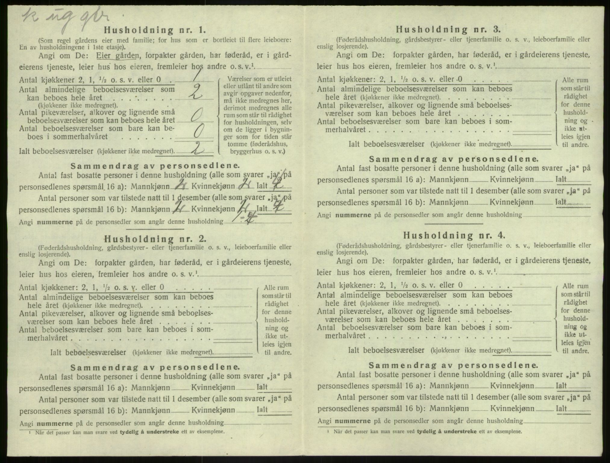 SAB, Folketelling 1920 for 1426 Luster herred, 1920, s. 57