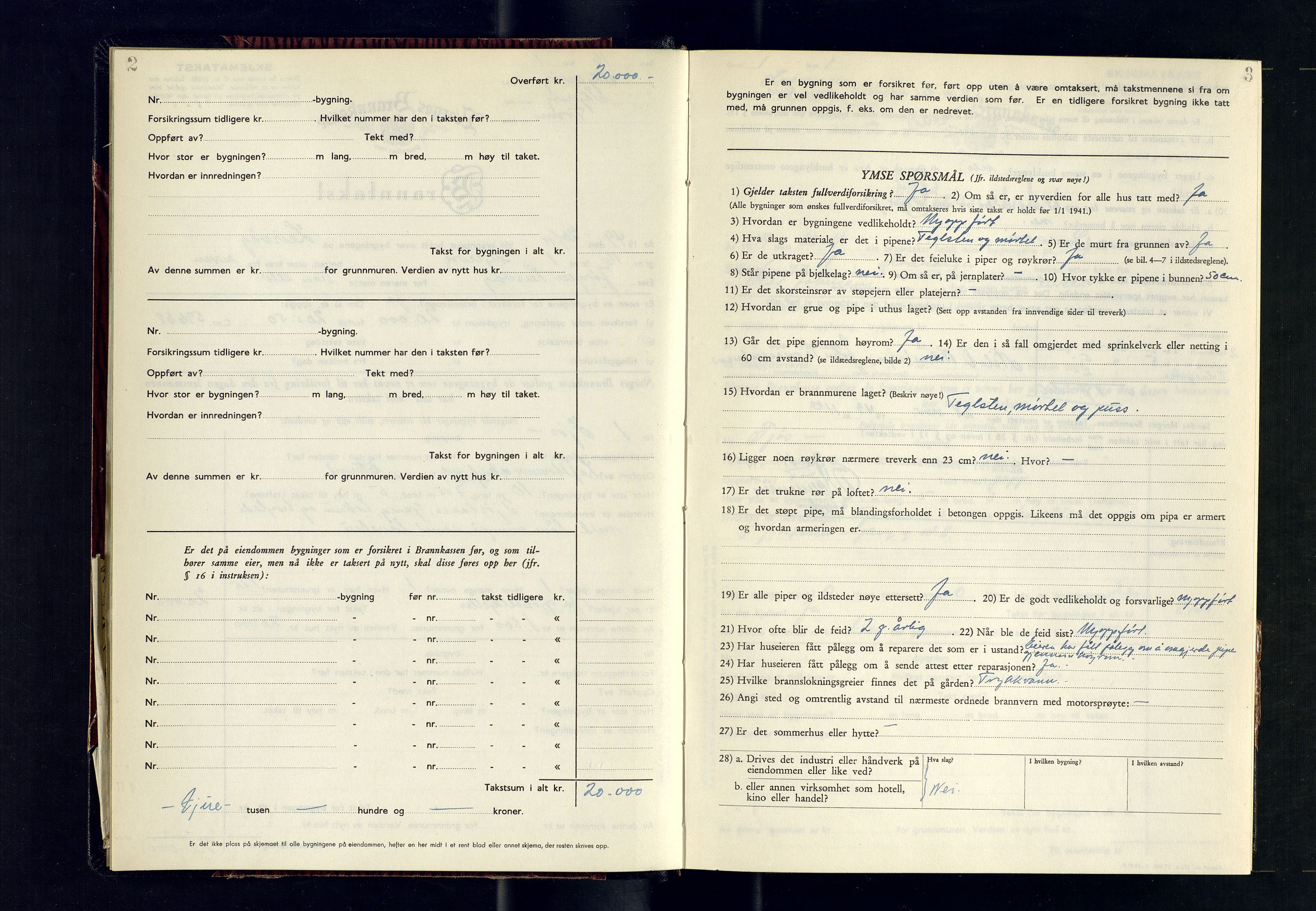 Skjervøy lensmannskontor, SATØ/SATØ-63/F/Fu/Fub/L0273: Branntakstprotokoll (S), 1949-1950, s. 2-3