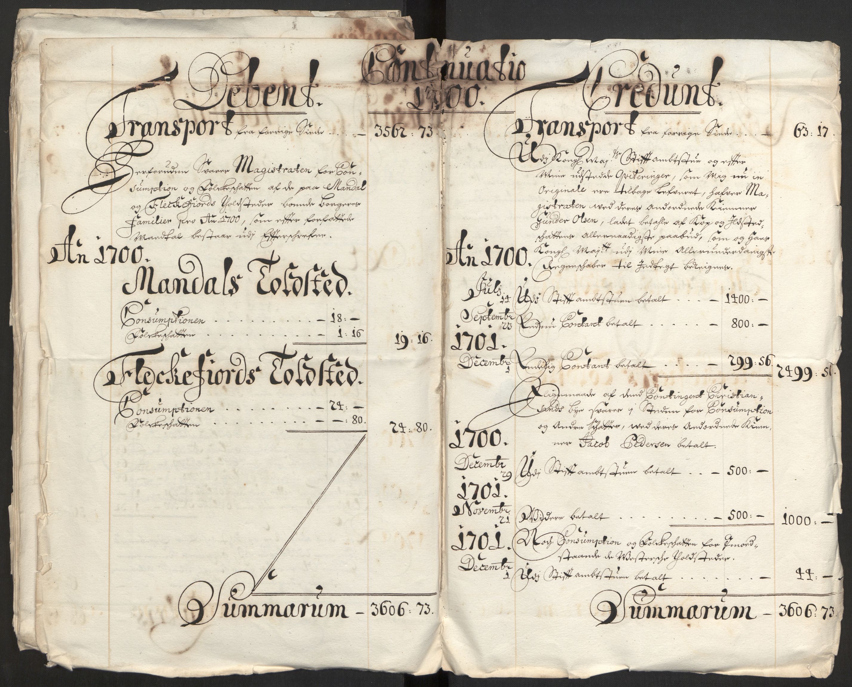 Rentekammeret inntil 1814, Reviderte regnskaper, Byregnskaper, RA/EA-4066/R/Rm/L0258: [M1] Kontribusjonsregnskap, 1664-1700, s. 88