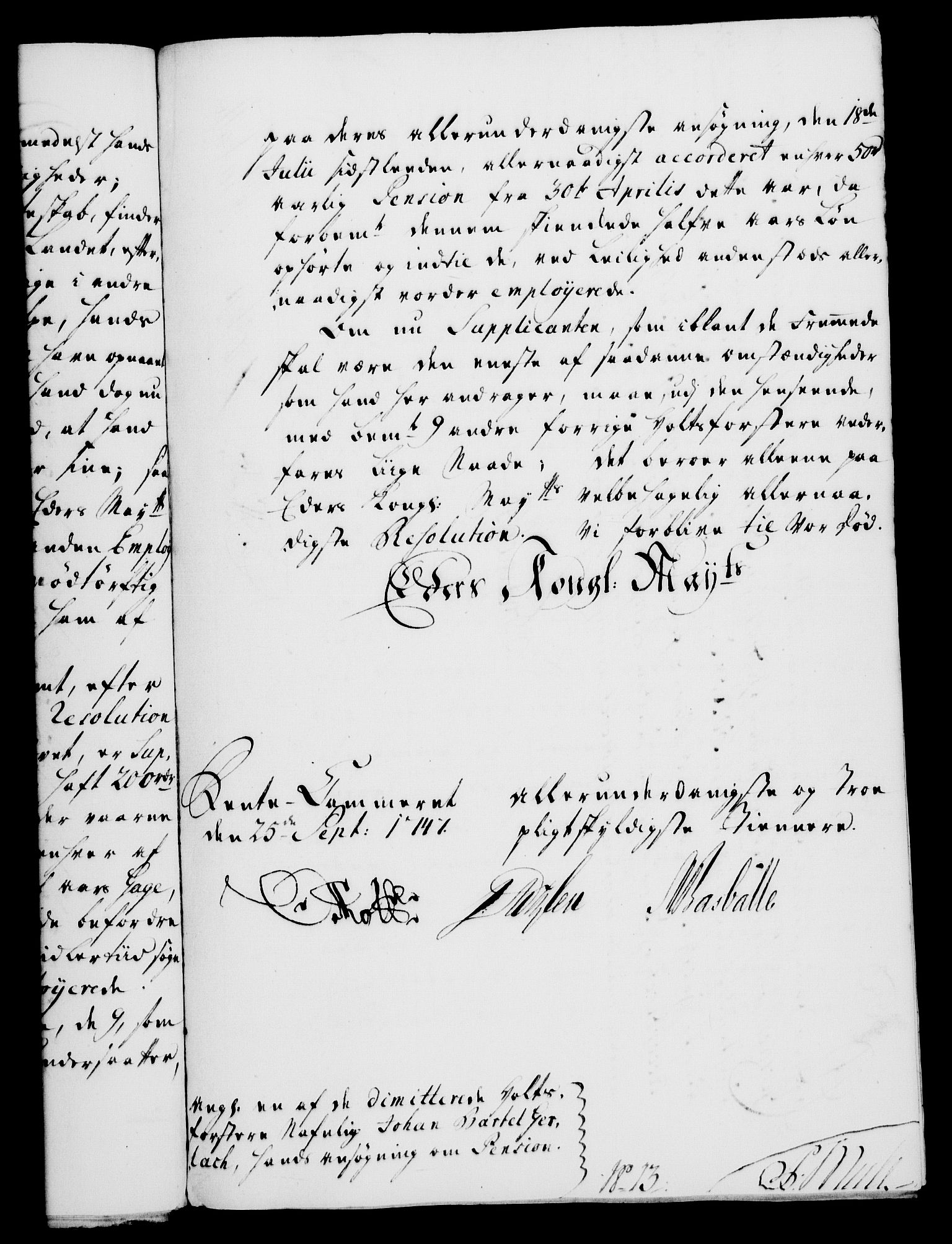 Rentekammeret, Kammerkanselliet, RA/EA-3111/G/Gf/Gfa/L0029: Norsk relasjons- og resolusjonsprotokoll (merket RK 52.29), 1746-1747, s. 521