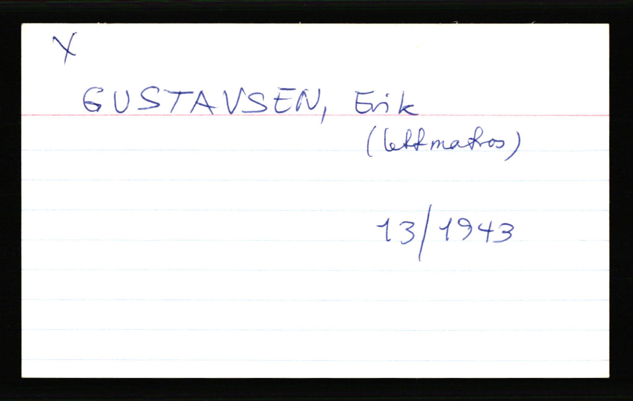 SS- und Polizeigericht Nord (IX), RA/RAFA-3182/0001/C/Ca/L0002: kartotekkort for personer alfabetisk på etternavn: D-H, 1940-1945, s. 707