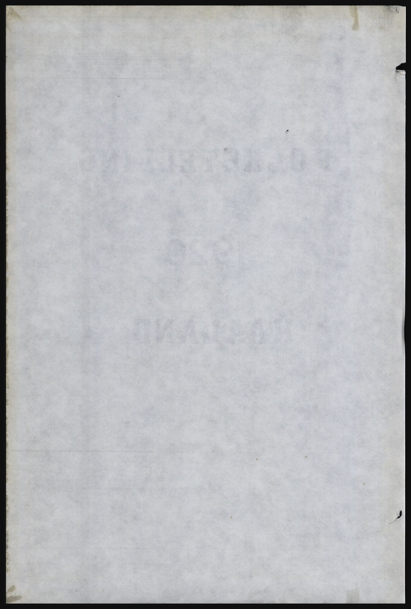 SAST, Avskrift av folketellingen 1920 for Håland herred, 1920, s. 4