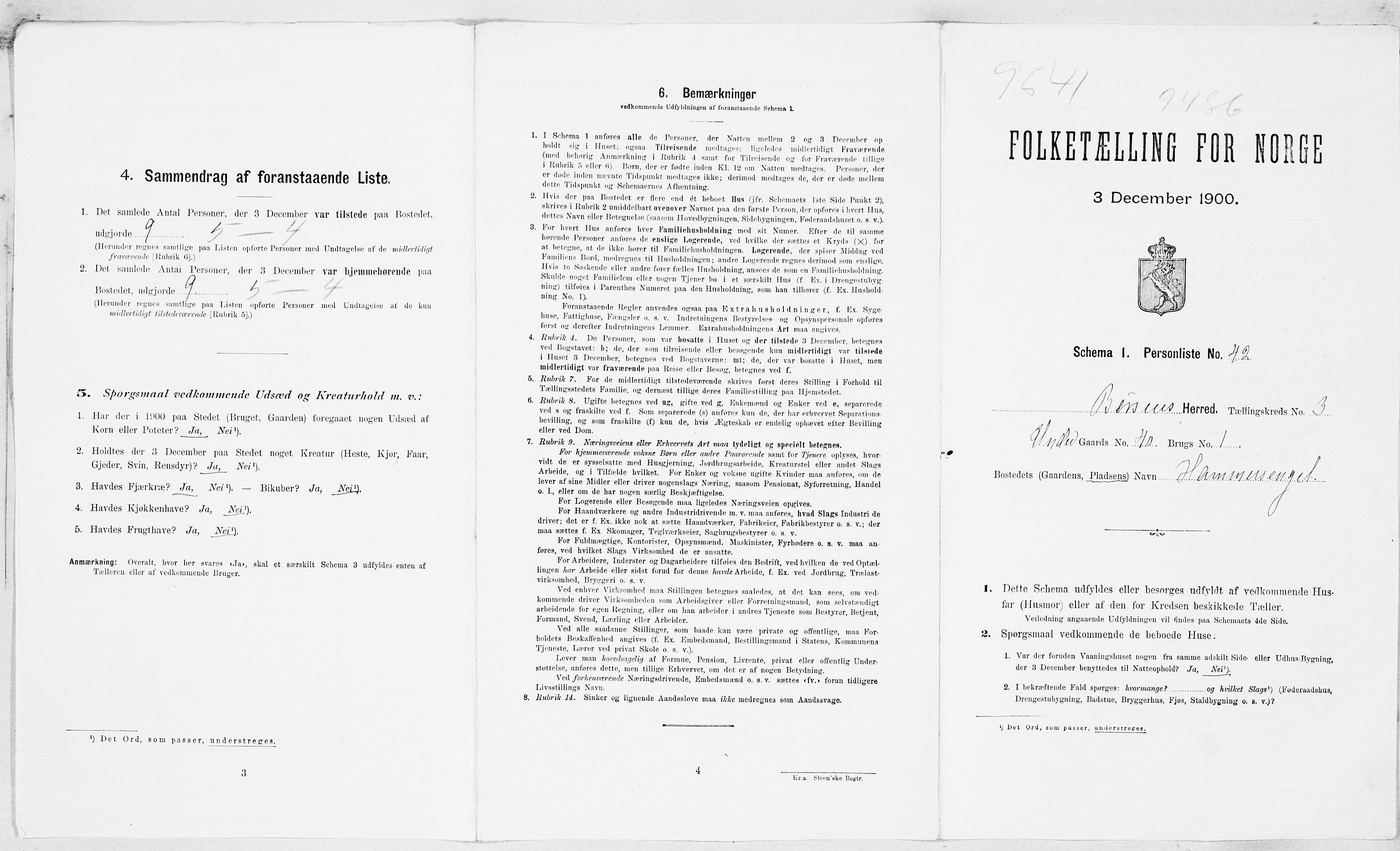 SAT, Folketelling 1900 for 1658 Børsa herred, 1900, s. 312