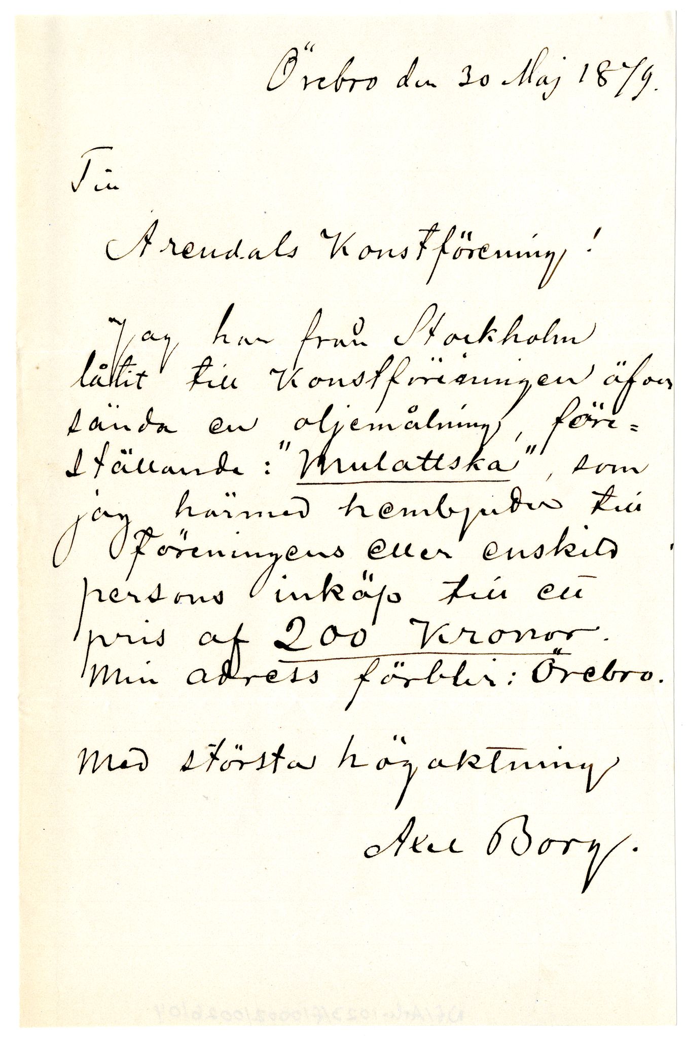 Diderik Maria Aalls brevsamling, NF/Ark-1023/F/L0002: D.M. Aalls brevsamling. B - C, 1799-1889, s. 136