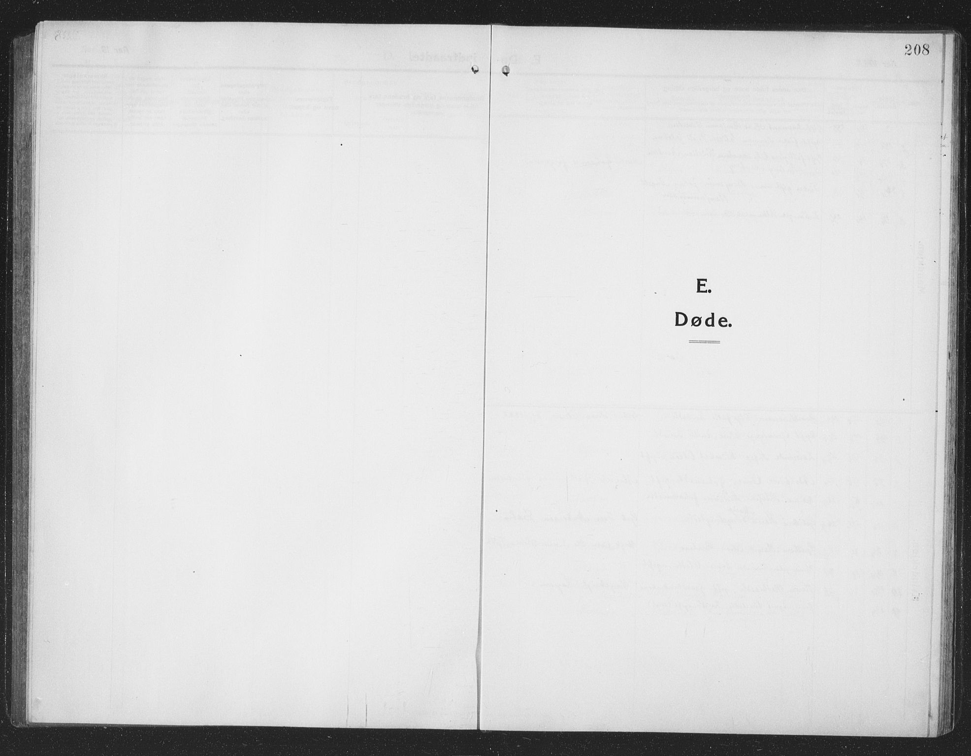 Ministerialprotokoller, klokkerbøker og fødselsregistre - Nordland, SAT/A-1459/814/L0231: Klokkerbok nr. 814C04, 1912-1926, s. 208