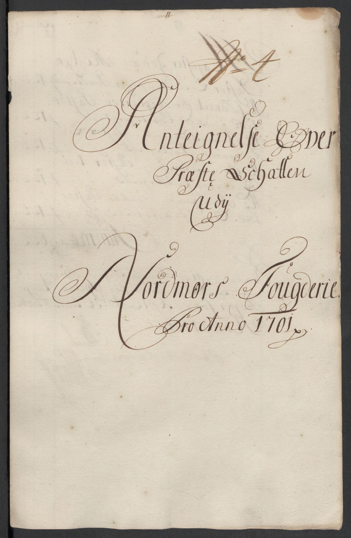 Rentekammeret inntil 1814, Reviderte regnskaper, Fogderegnskap, AV/RA-EA-4092/R56/L3739: Fogderegnskap Nordmøre, 1700-1702, s. 222