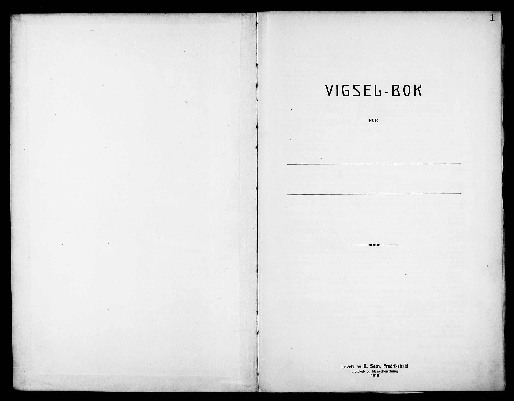 Helleland sokneprestkontor, SAST/A-101810: Forlovererklæringer nr. 705BAB2, 1920-1920, s. 1