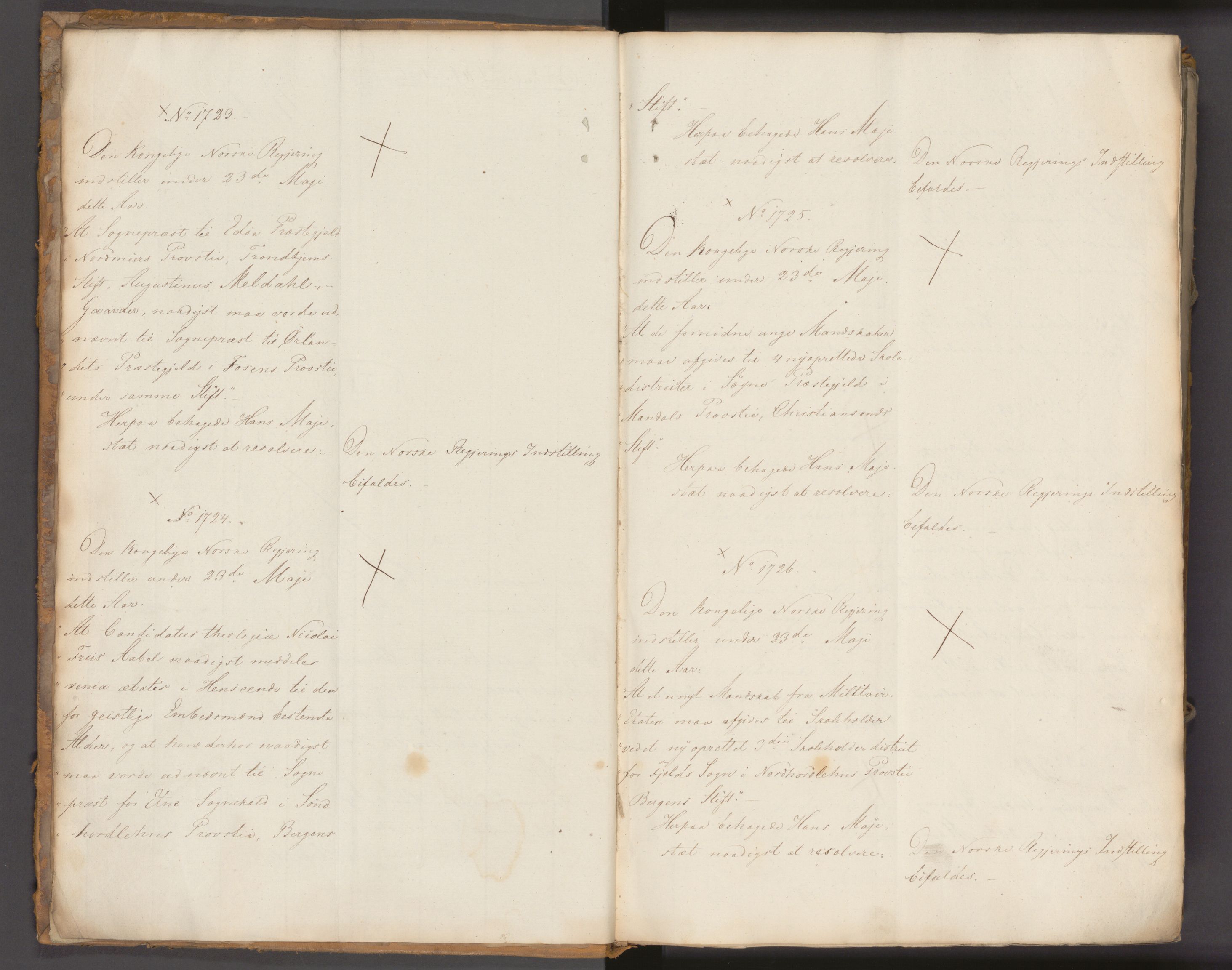 Statsrådssekretariatet, AV/RA-S-1001/A/Ab/L0023: Kgl. res. nr. 1722-2282, 2. halvår, 1826