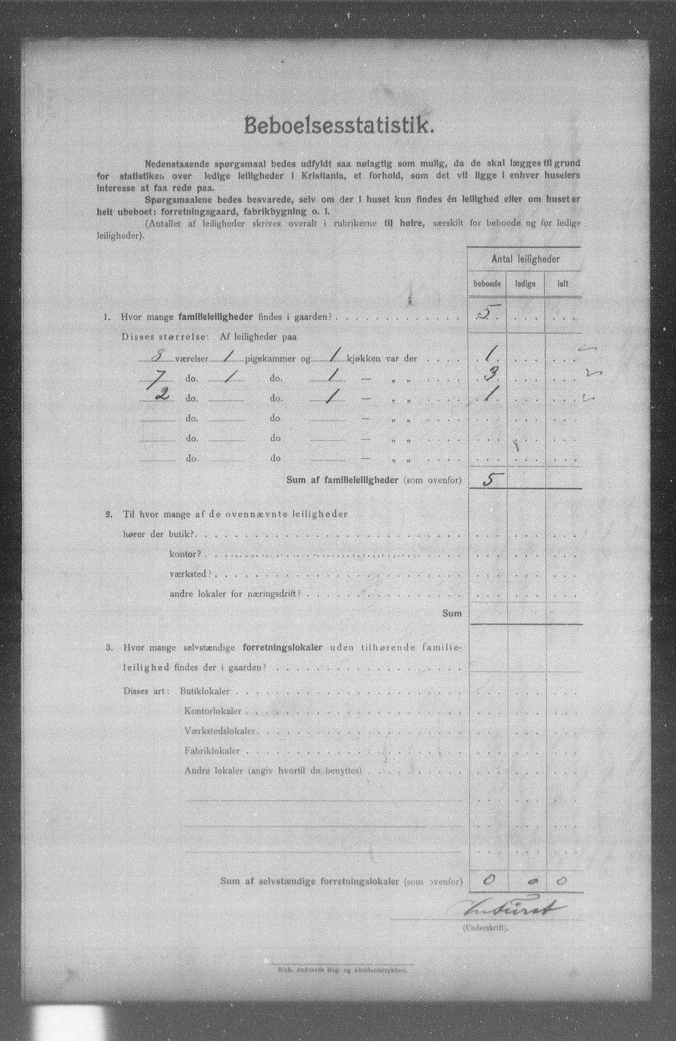 OBA, Kommunal folketelling 31.12.1904 for Kristiania kjøpstad, 1904, s. 12597