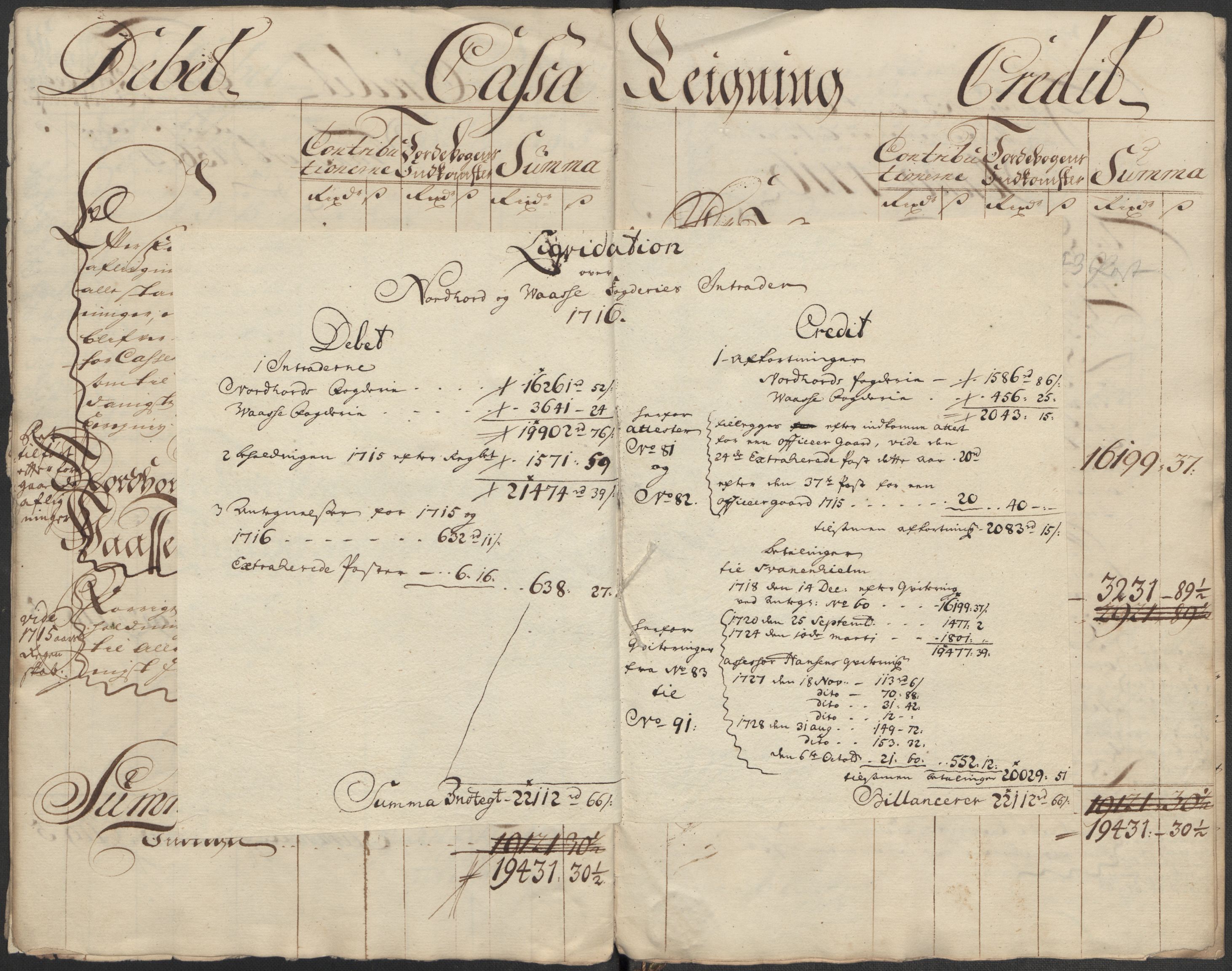 Rentekammeret inntil 1814, Reviderte regnskaper, Fogderegnskap, RA/EA-4092/R51/L3199: Fogderegnskap Nordhordland og Voss, 1716, s. 16