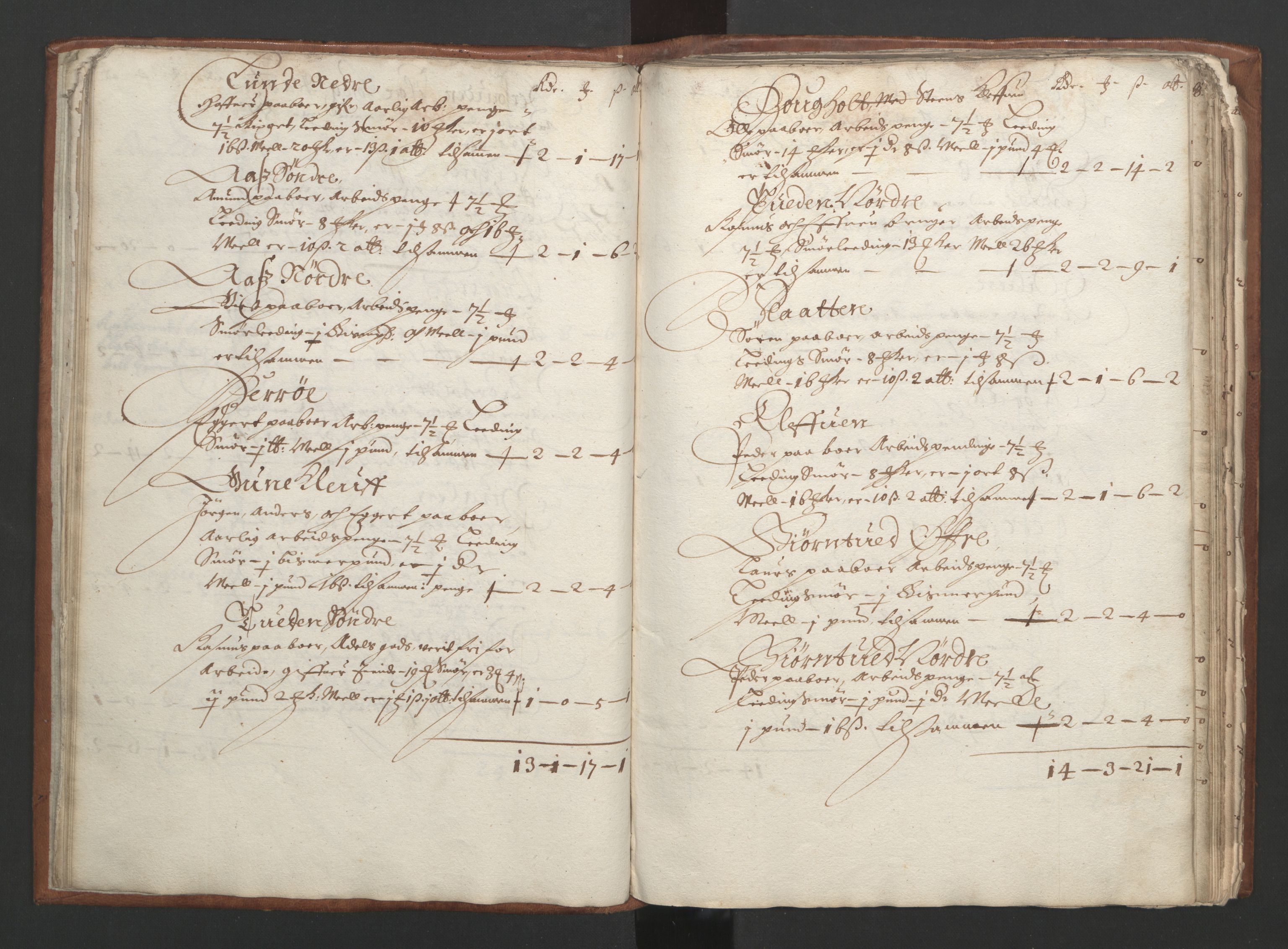 Rentekammeret inntil 1814, Realistisk ordnet avdeling, AV/RA-EA-4070/L/L0018/0001: Skien lagdømme: / Kronens jordebok over Bratsberg len, 1661