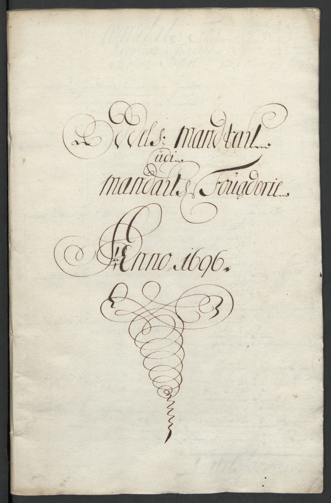 Rentekammeret inntil 1814, Reviderte regnskaper, Fogderegnskap, RA/EA-4092/R43/L2546: Fogderegnskap Lista og Mandal, 1696-1697, s. 147