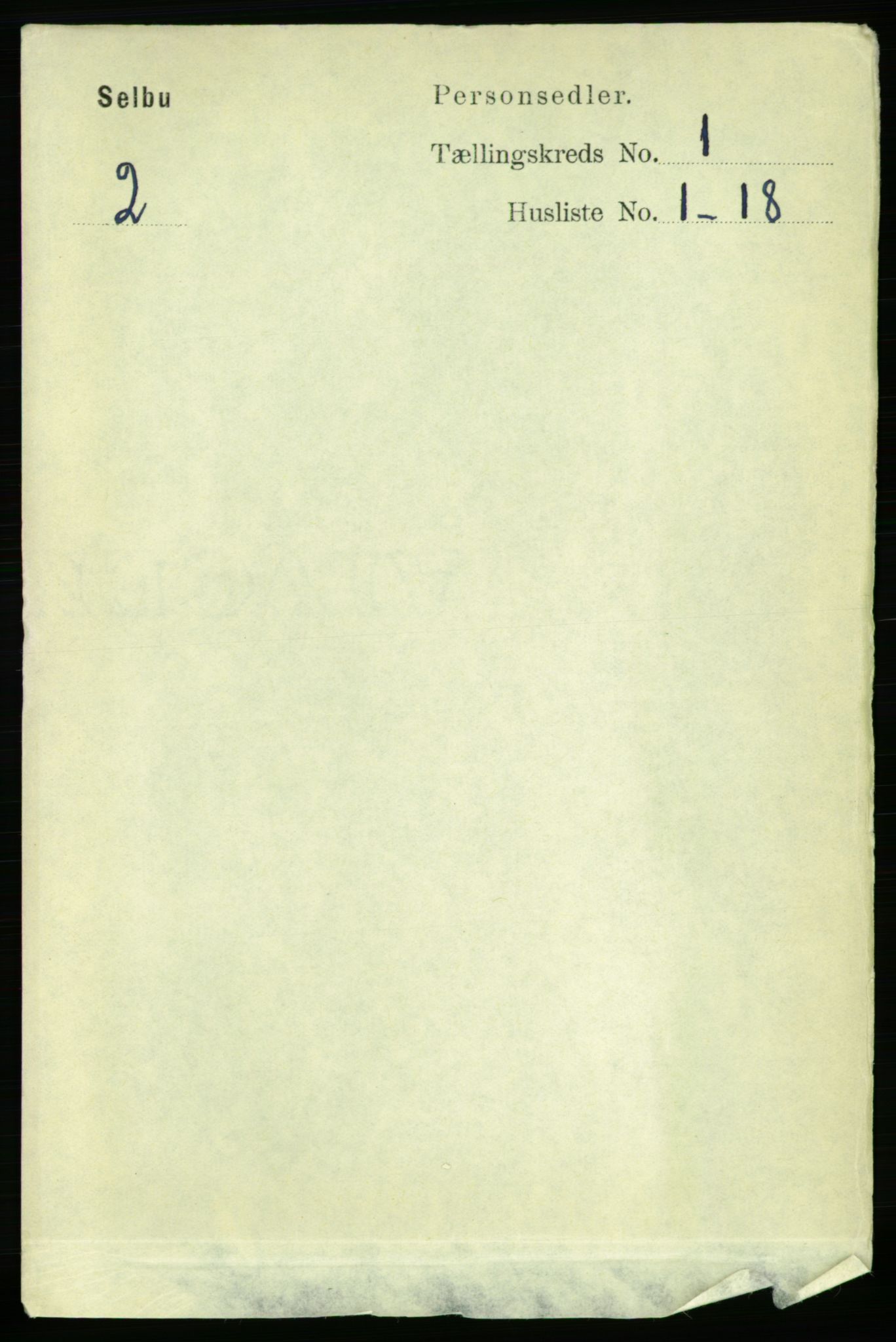 RA, Folketelling 1891 for 1664 Selbu herred, 1891, s. 64