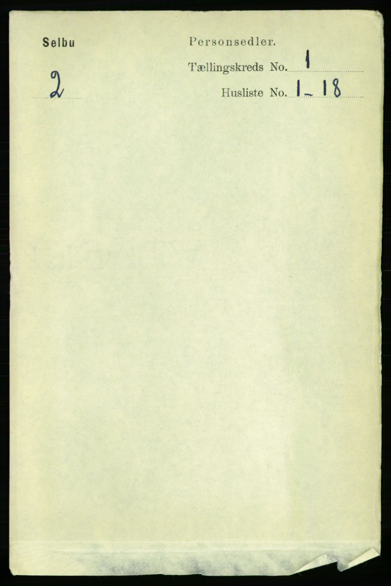 RA, Folketelling 1891 for 1664 Selbu herred, 1891, s. 64