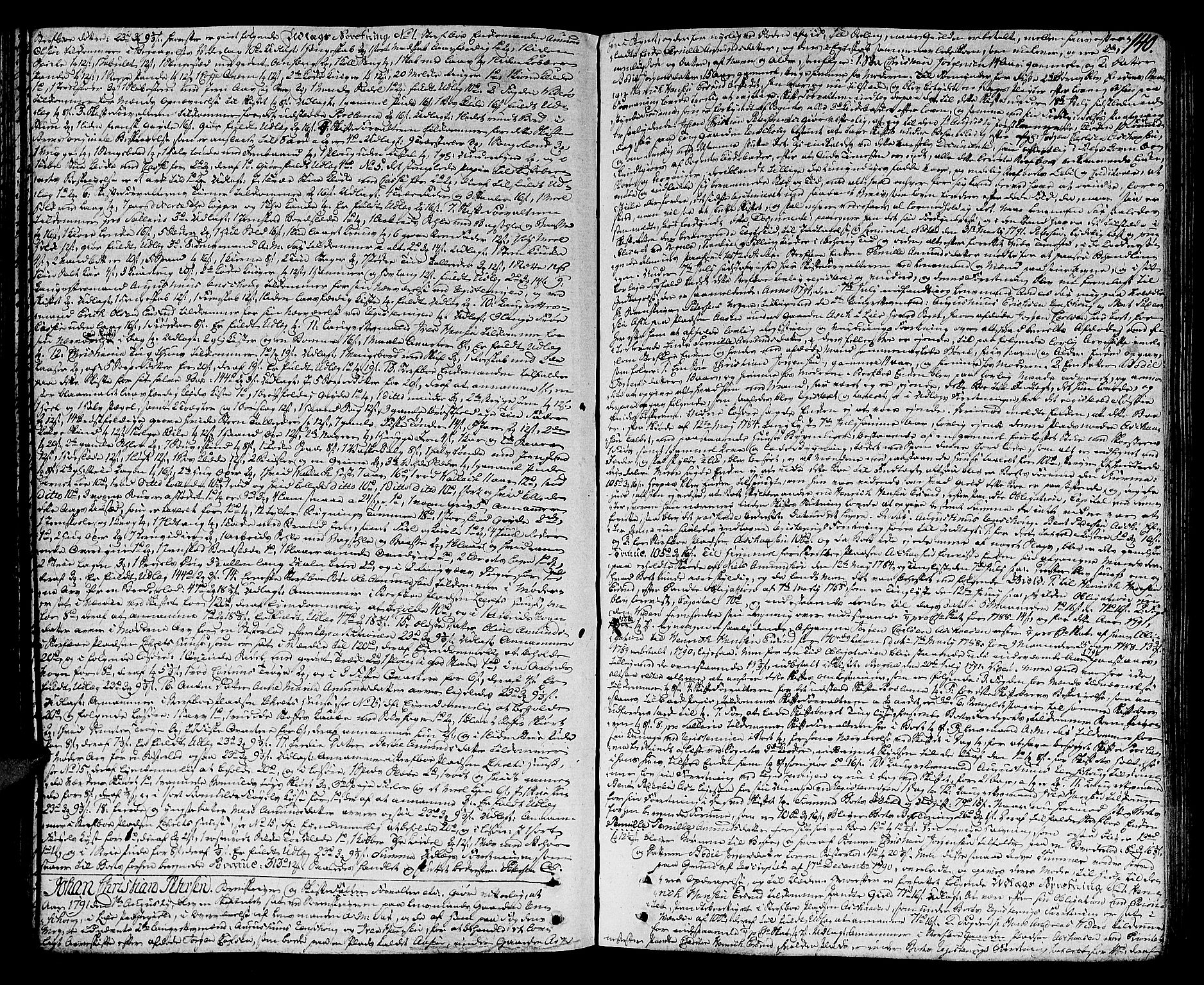 Lier, Røyken og Hurum sorenskriveri, SAKO/A-89/H/Hc/L0007a: Skifteprotokoll, 1789-1799, s. 139b-140a