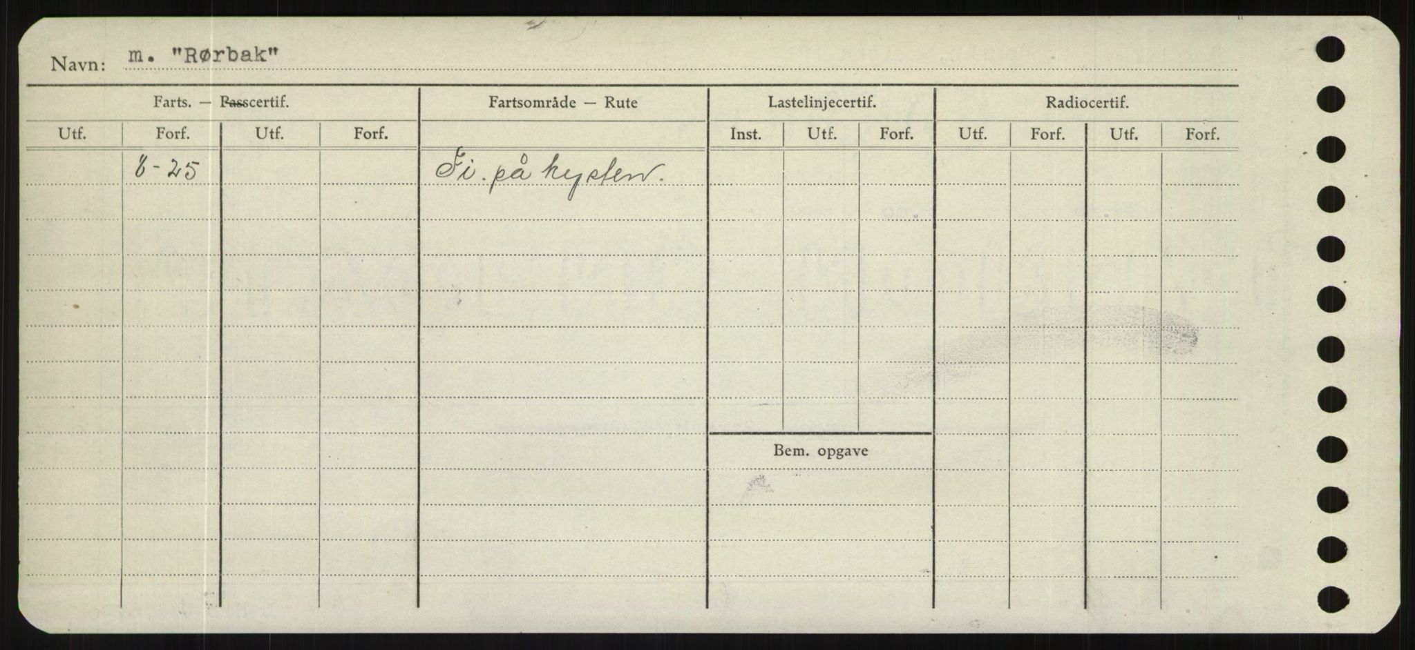 Sjøfartsdirektoratet med forløpere, Skipsmålingen, RA/S-1627/H/Hd/L0031: Fartøy, Rju-Sam, s. 460