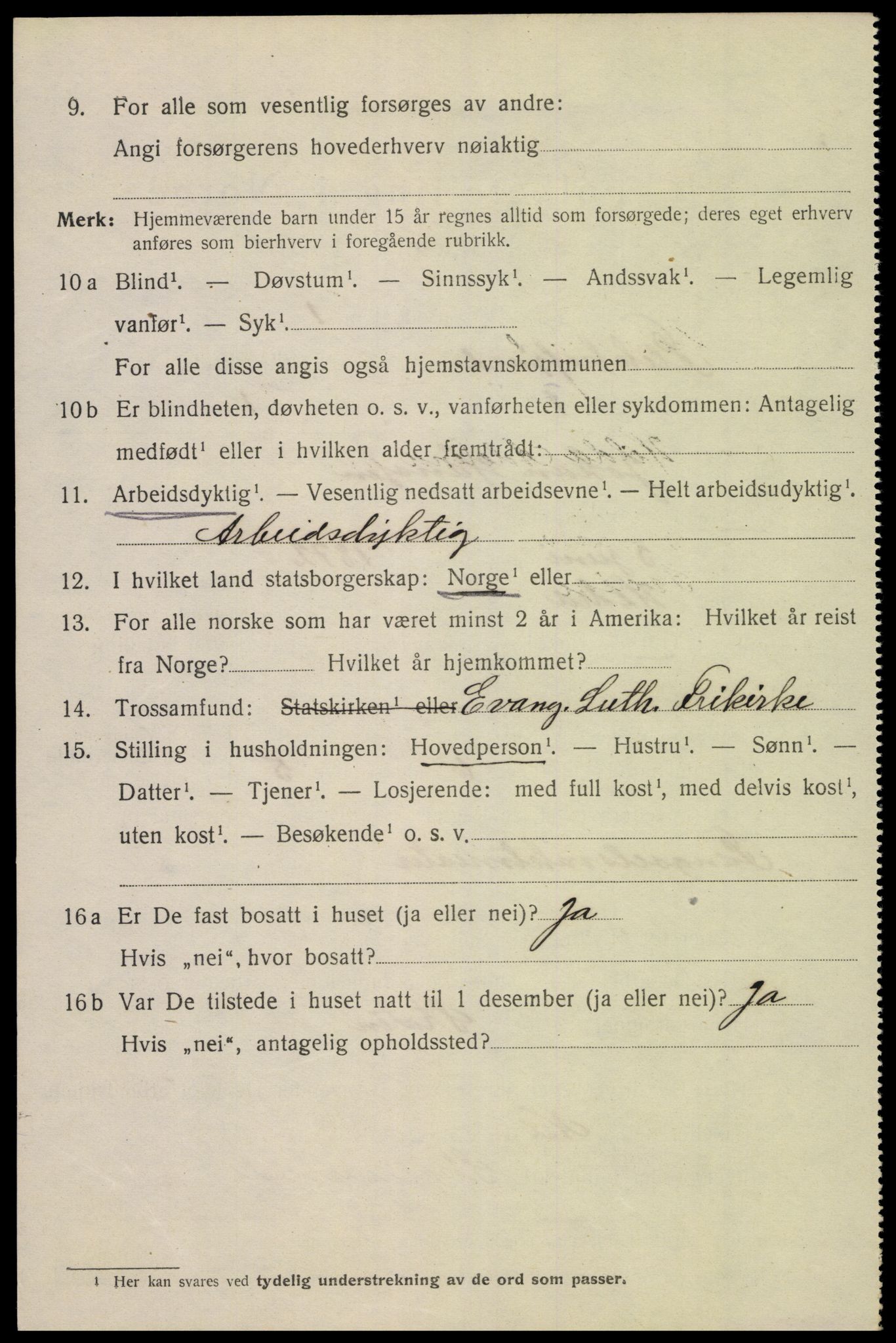 SAK, Folketelling 1920 for 1004 Flekkefjord kjøpstad, 1920, s. 3813