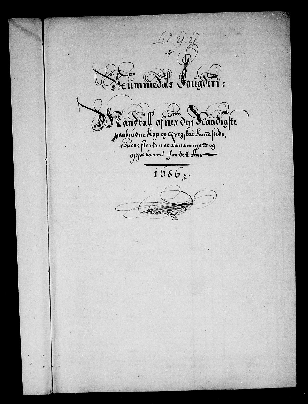 Rentekammeret inntil 1814, Reviderte regnskaper, Stiftamtstueregnskaper, Trondheim stiftamt og Nordland amt, AV/RA-EA-6044/R/Rg/L0084: Trondheim stiftamt og Nordland amt, 1686