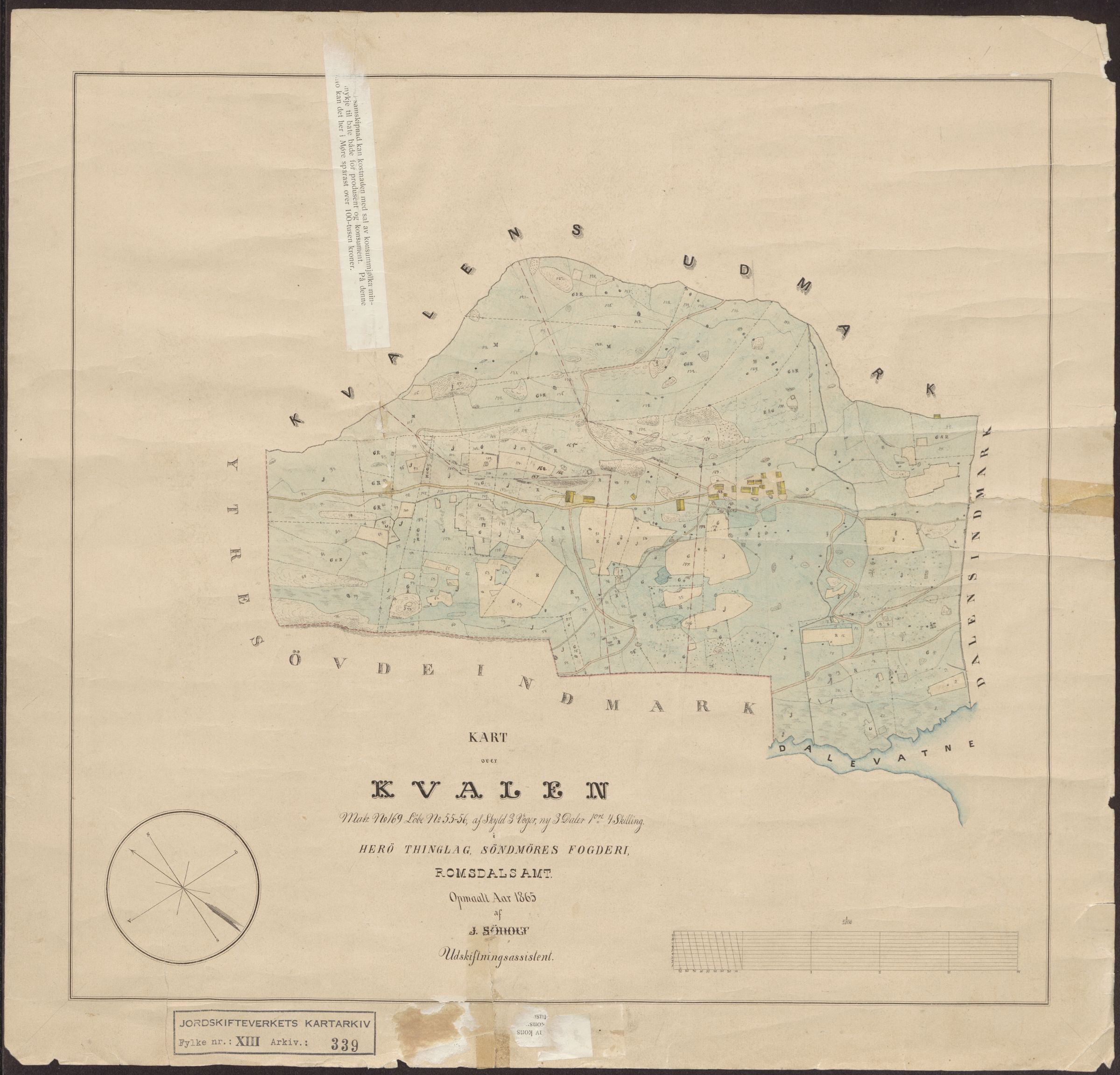 Jordskifteverkets kartarkiv, AV/RA-S-3929/T, 1859-1988, s. 478