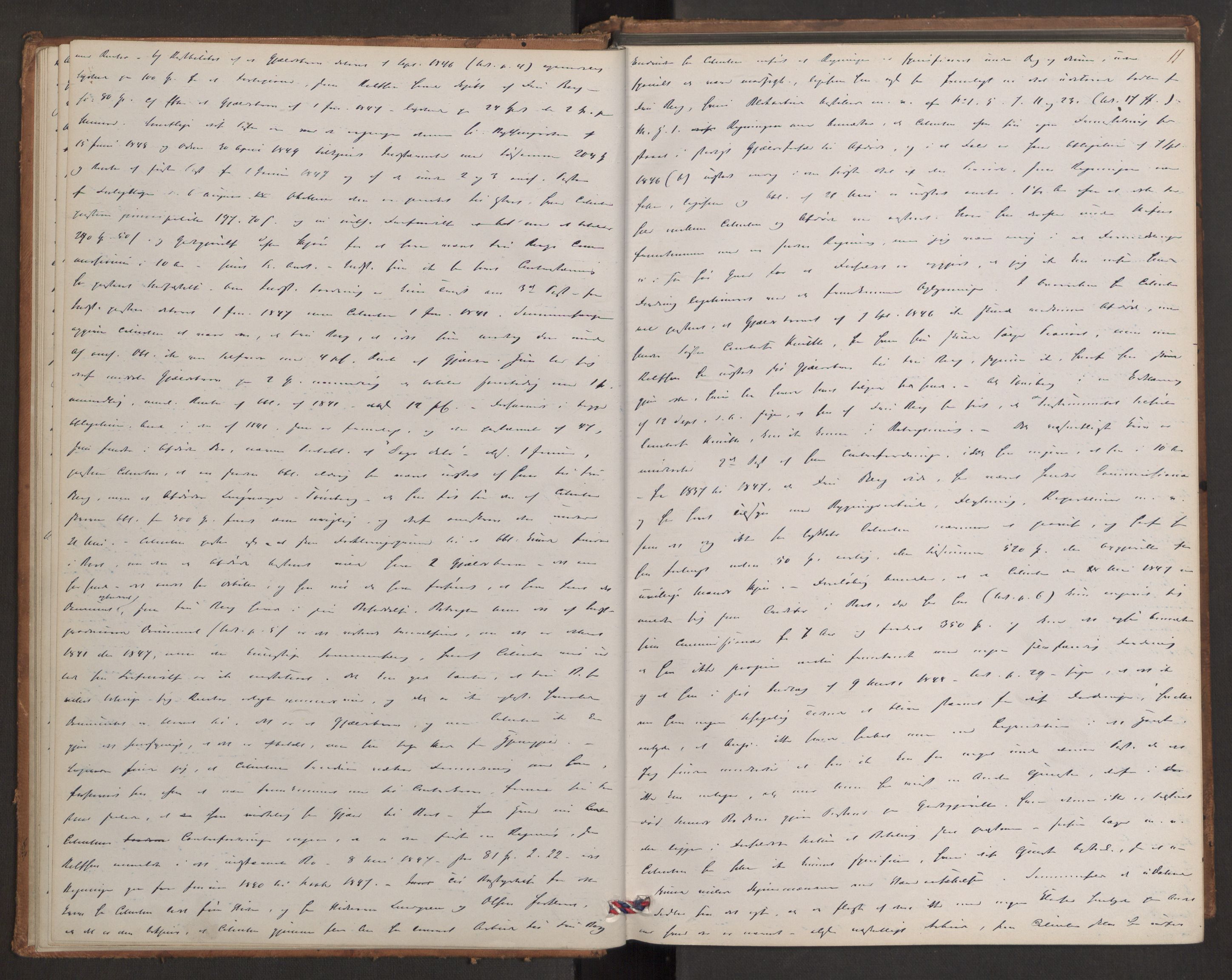 Høyesterett, AV/RA-S-1002/E/Eb/Ebb/L0044/0001: Voteringsprotokoller / Voteringsprotokoll, 1850-1851, s. 10b-11a