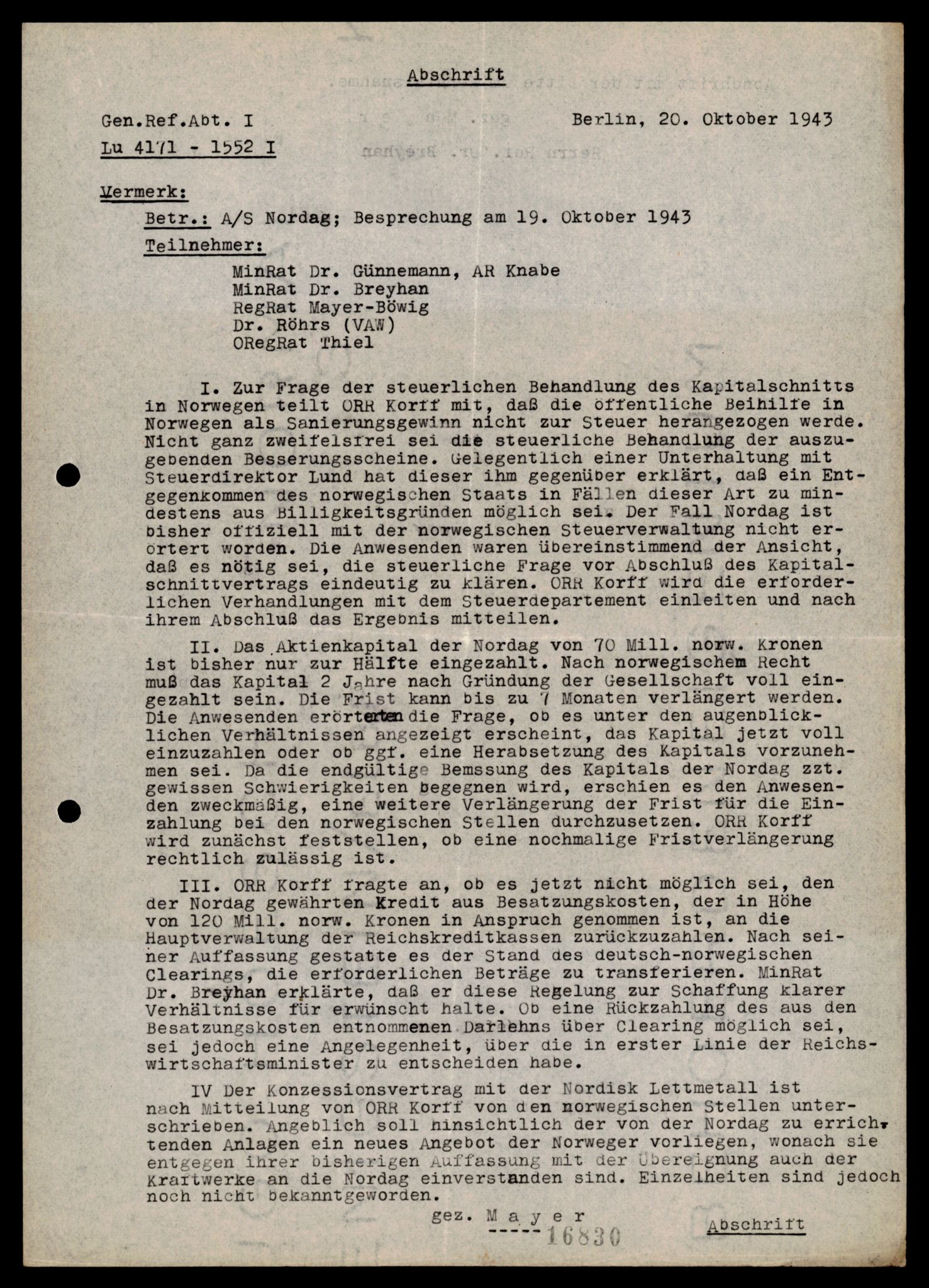 Forsvarets Overkommando. 2 kontor. Arkiv 11.4. Spredte tyske arkivsaker, AV/RA-RAFA-7031/D/Dar/Darb/L0003: Reichskommissariat - Hauptabteilung Vervaltung, 1940-1945, s. 396