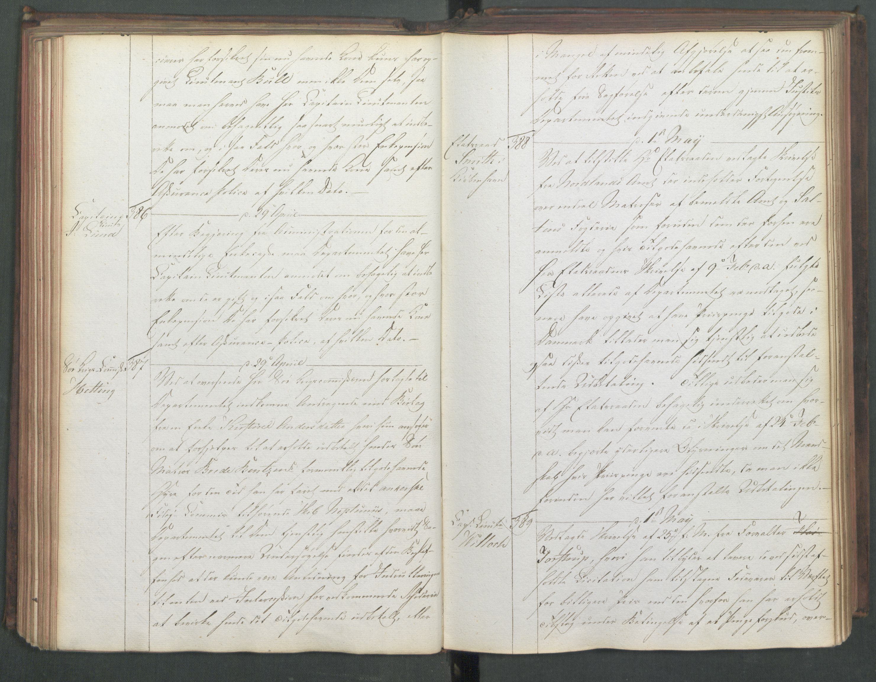 Marinedepartementet/ Marine- og postdepartementet, RA/RAFA-3792/B/Ba/L0006:  Marinedepartementets kopibok, 1817