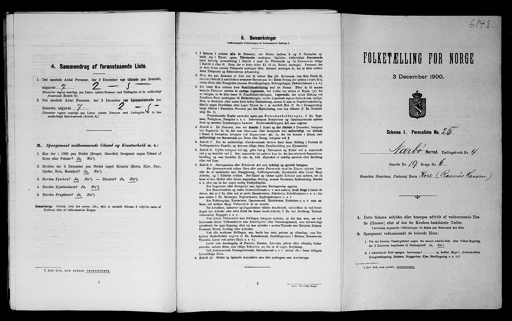 SAST, Folketelling 1900 for 1119 Nærbø herred, 1900, s. 365