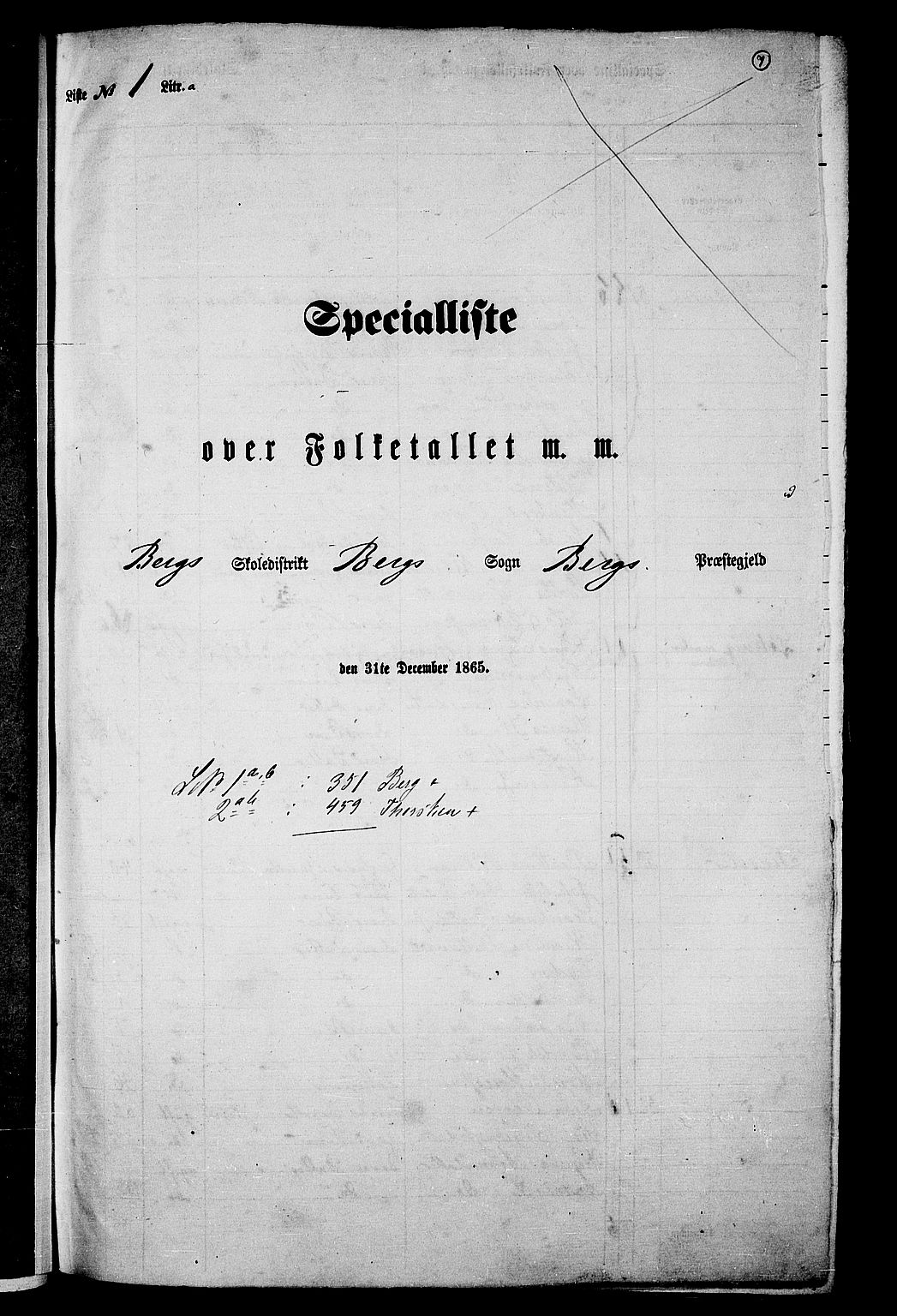 RA, Folketelling 1865 for 1929P Berg prestegjeld, 1865, s. 8