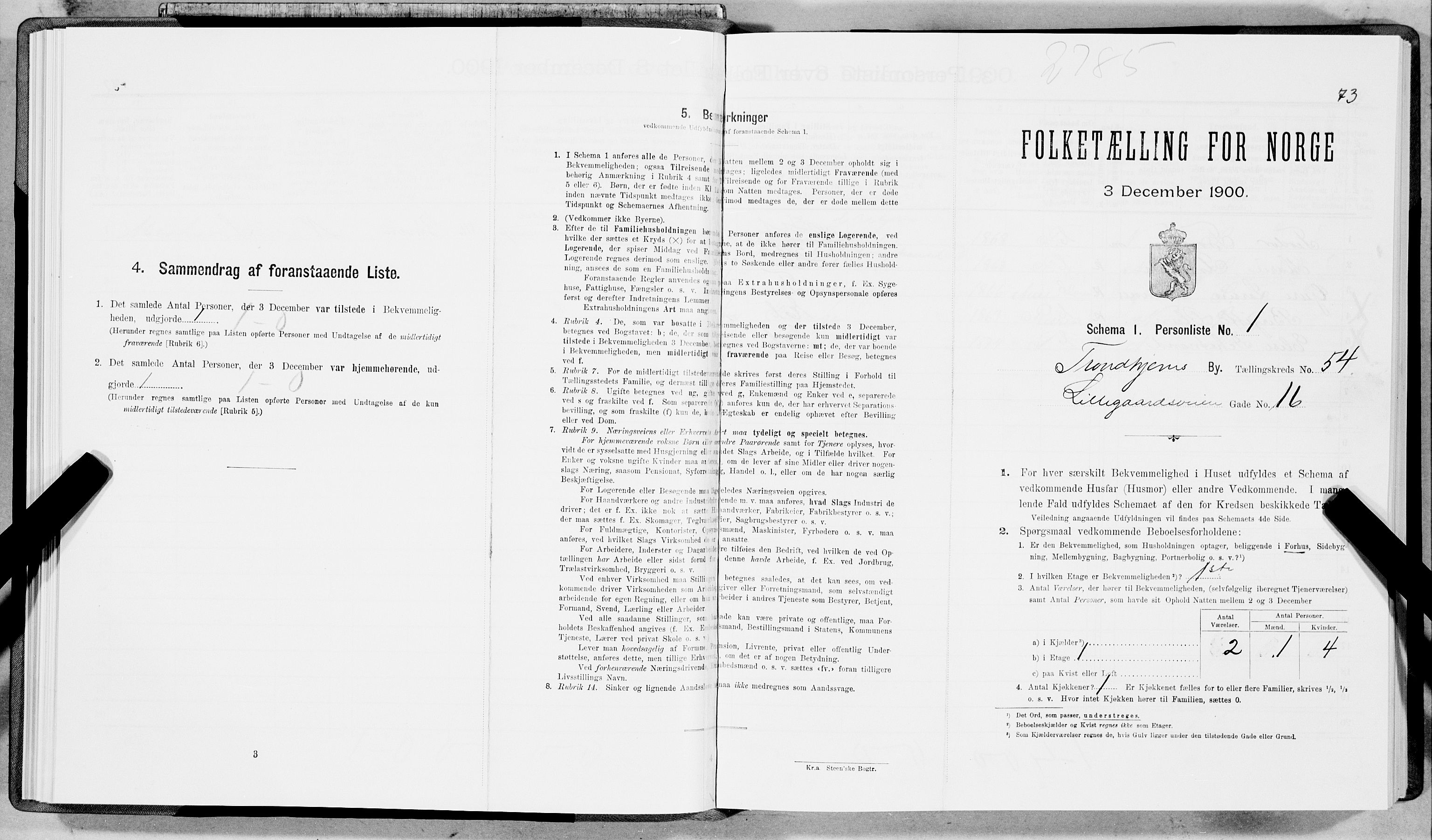 SAT, Folketelling 1900 for 1601 Trondheim kjøpstad, 1900, s. 9141