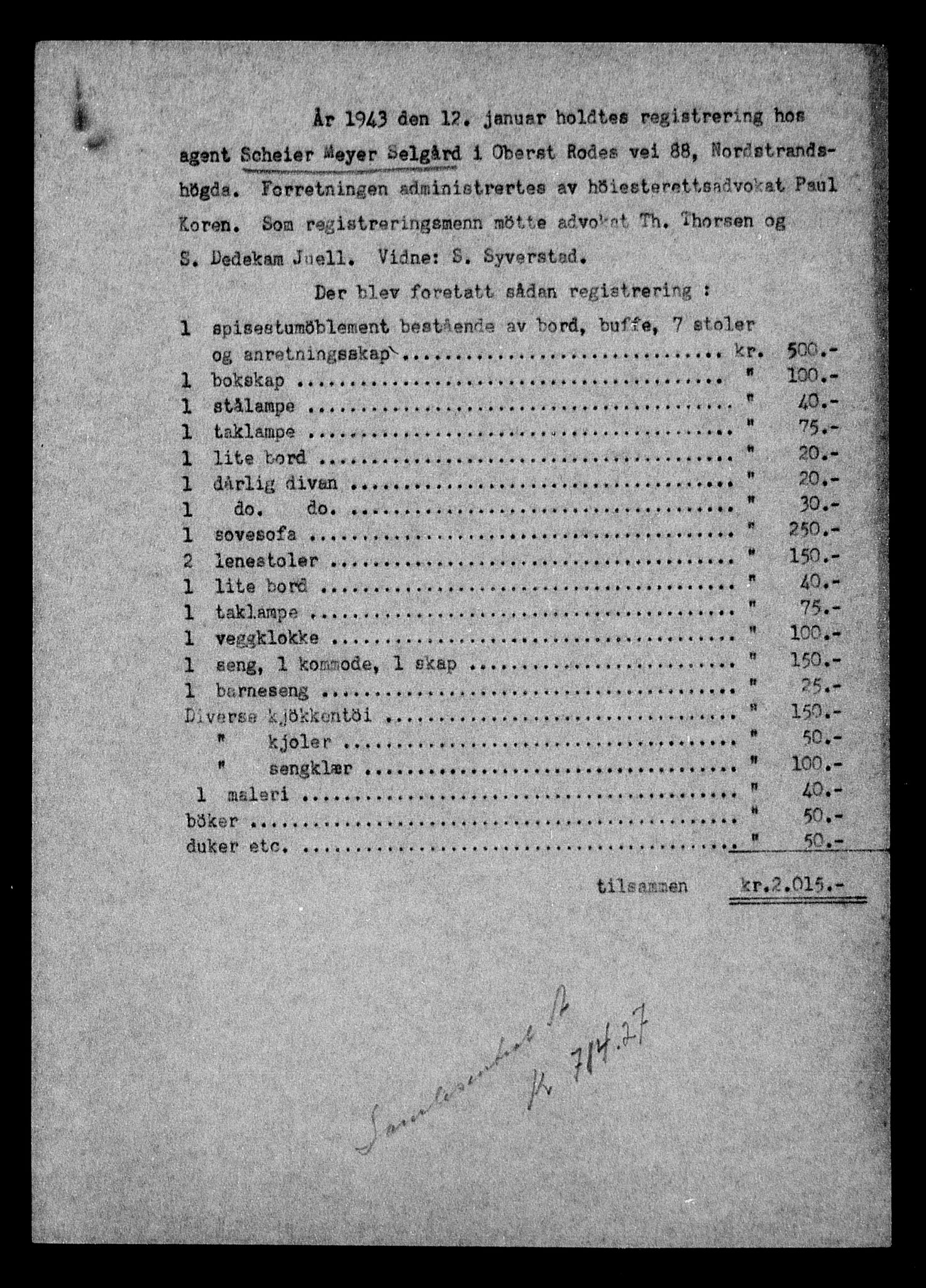 Justisdepartementet, Tilbakeføringskontoret for inndratte formuer, AV/RA-S-1564/H/Hc/Hcc/L0980: --, 1945-1947, s. 71