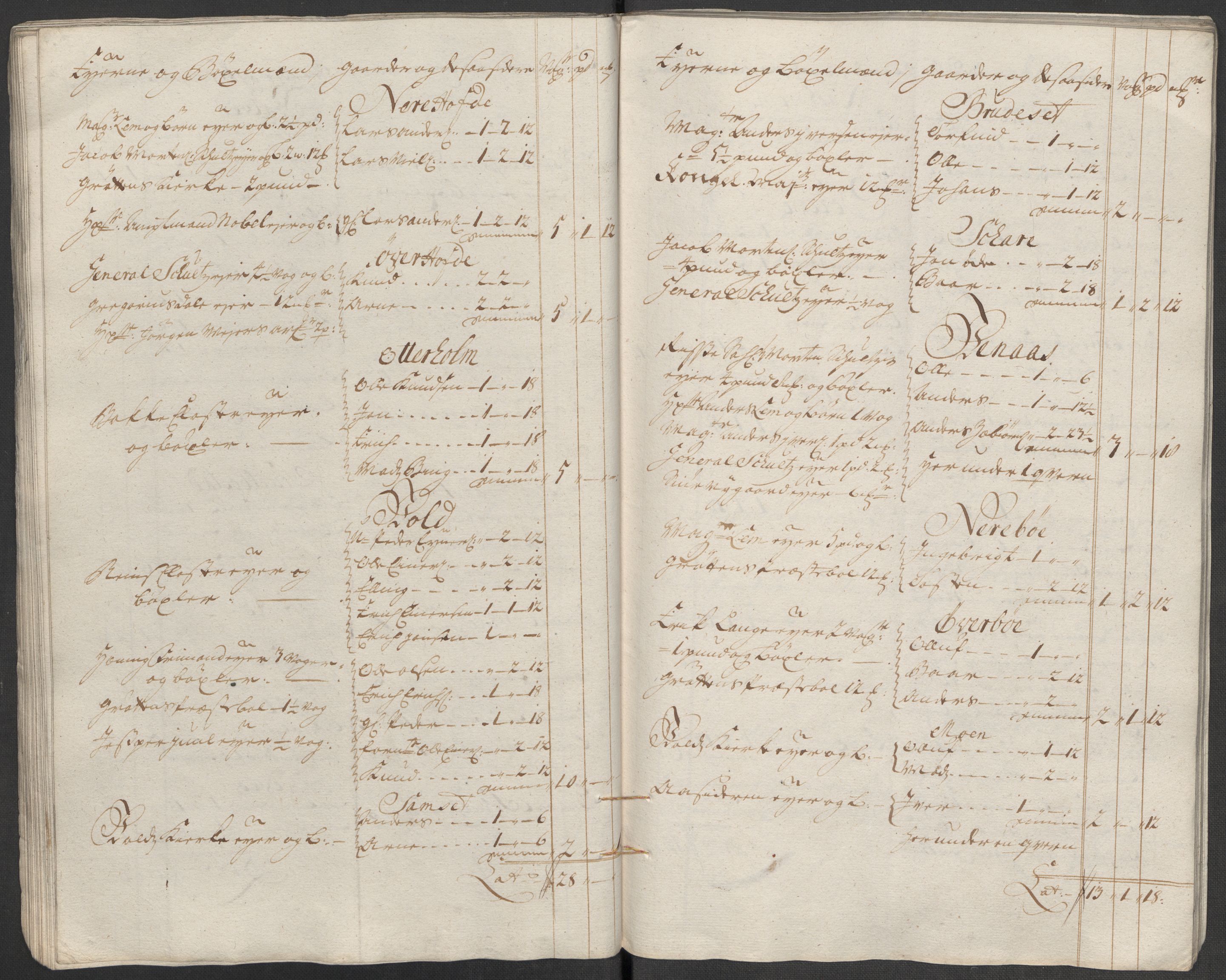 Rentekammeret inntil 1814, Reviderte regnskaper, Fogderegnskap, RA/EA-4092/R55/L3662: Fogderegnskap Romsdal, 1713-1714, s. 44
