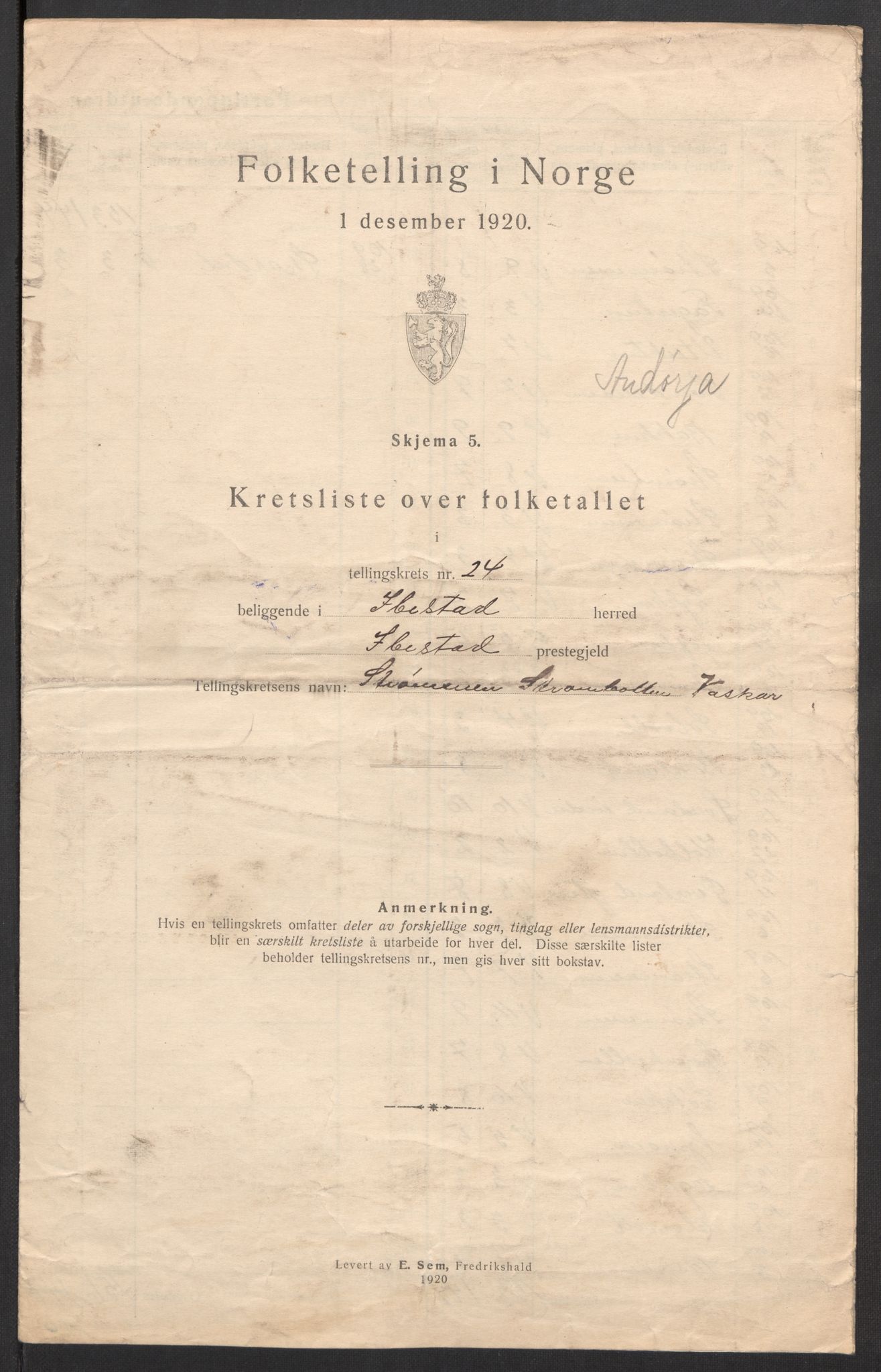 SATØ, Folketelling 1920 for 1917 Ibestad herred, 1920, s. 75
