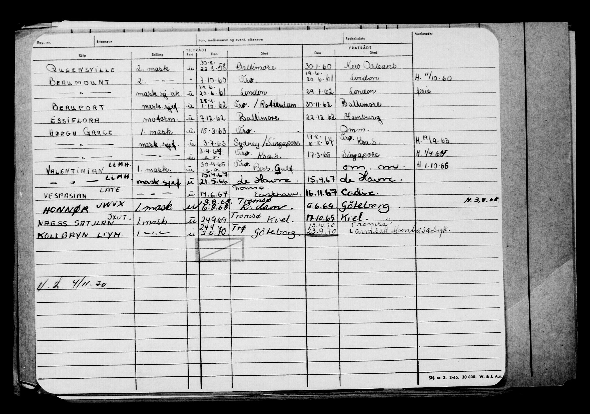 Direktoratet for sjømenn, AV/RA-S-3545/G/Gb/L0141: Hovedkort, 1916, s. 619