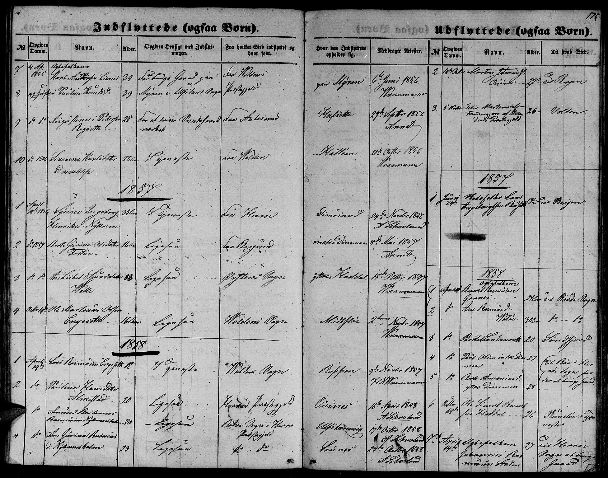 Ministerialprotokoller, klokkerbøker og fødselsregistre - Møre og Romsdal, SAT/A-1454/509/L0111: Klokkerbok nr. 509C01, 1854-1882, s. 175