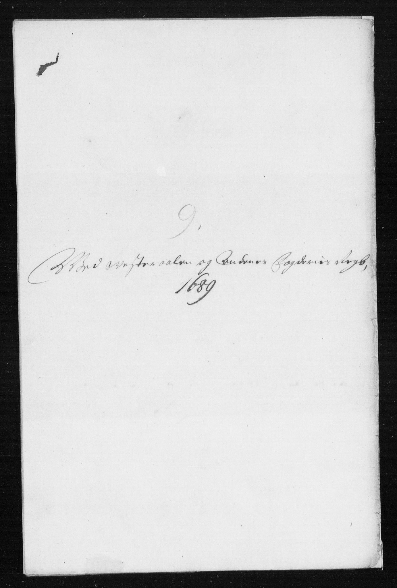 Rentekammeret inntil 1814, Reviderte regnskaper, Stiftamtstueregnskaper, Trondheim stiftamt og Nordland amt, AV/RA-EA-6044/R/Rh/L0014: Nordland amt, 1687-1689