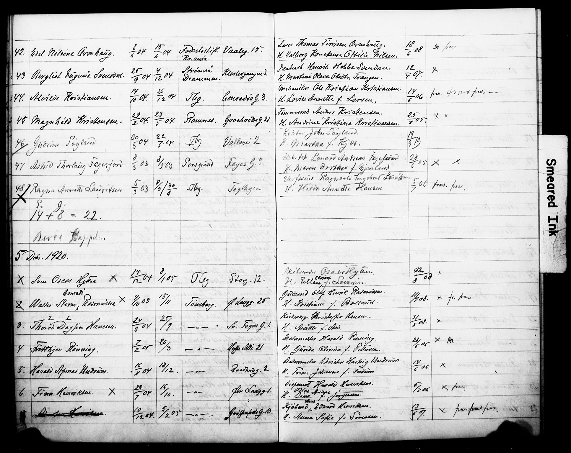 Tønsberg kirkebøker, AV/SAKO-A-330/F/Fa/L0015: Ministerialbok nr. I 15, 1916-1922