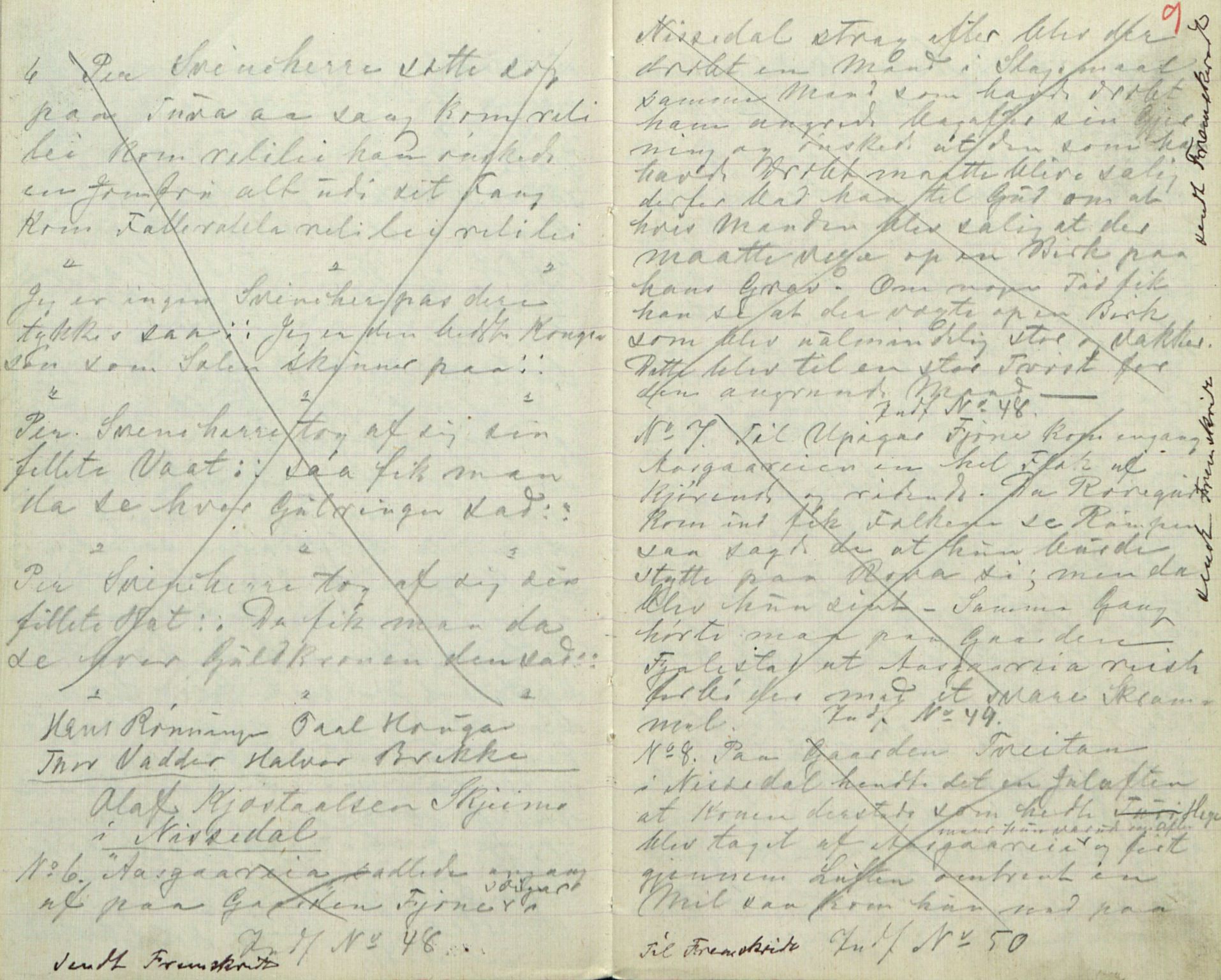 Rikard Berge, TEMU/TGM-A-1003/F/L0016/0015: 529-550 / 543 Oppskrifter av Halvor N. Tvedten, 1894, s. 8-9
