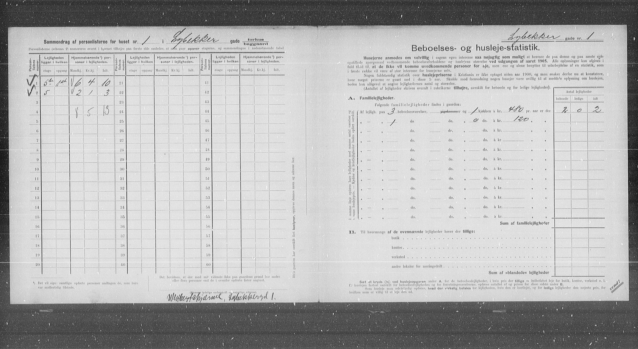 OBA, Kommunal folketelling 31.12.1905 for Kristiania kjøpstad, 1905, s. 30718
