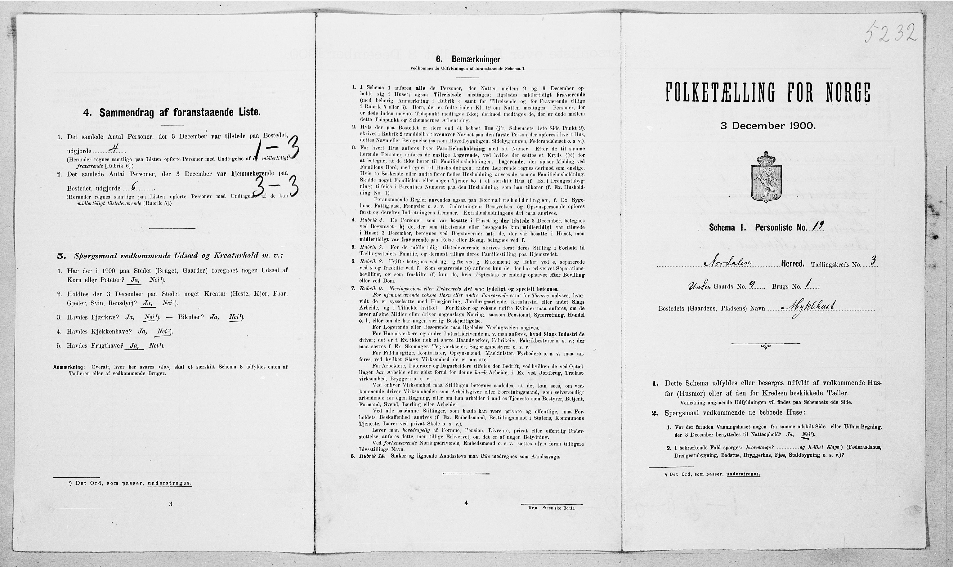 SAT, Folketelling 1900 for 1524 Norddal herred, 1900, s. 224